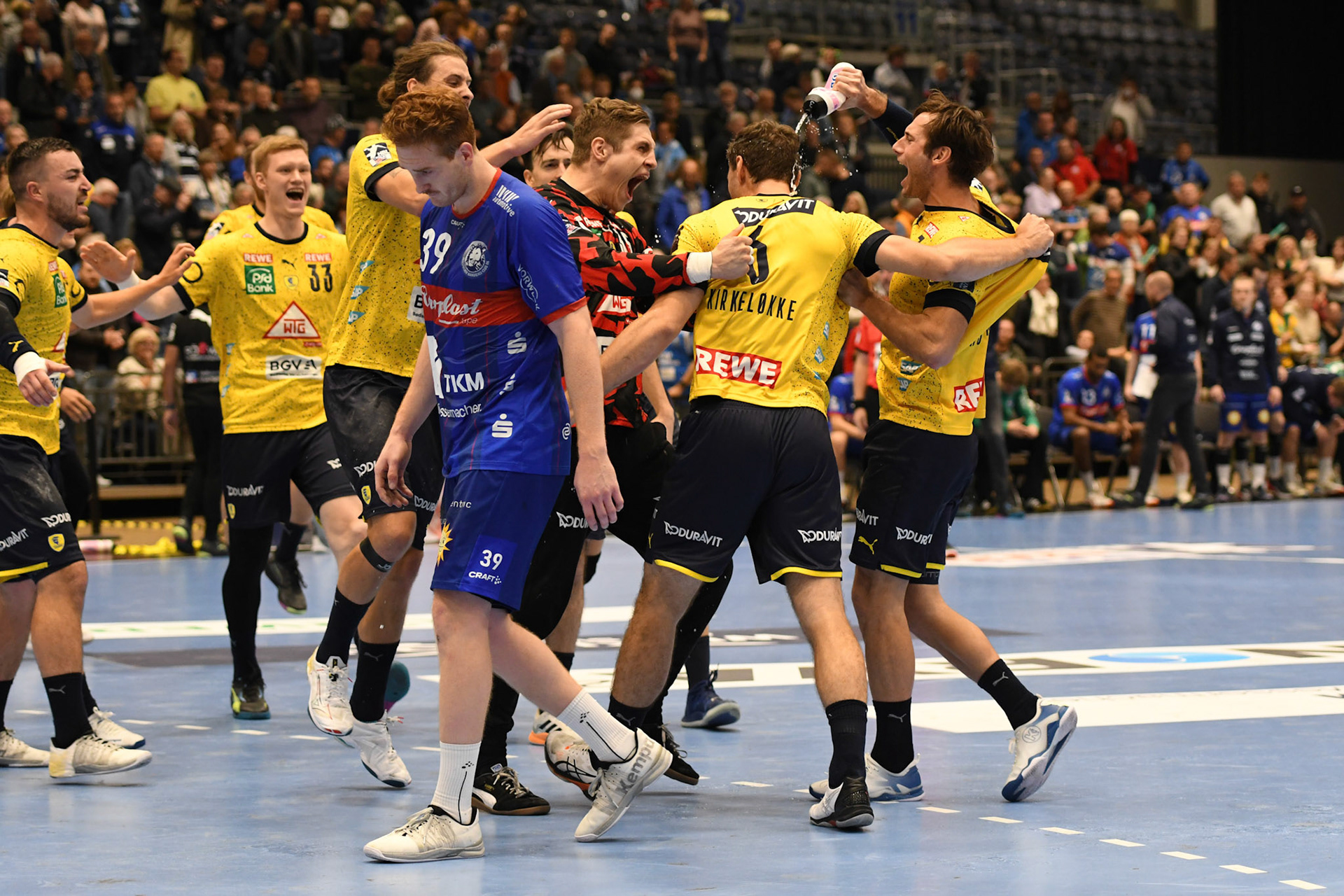 Sieger; Handball Bundesliga; BHC 06 - Rhein Neckar Loewen 29.09.2022