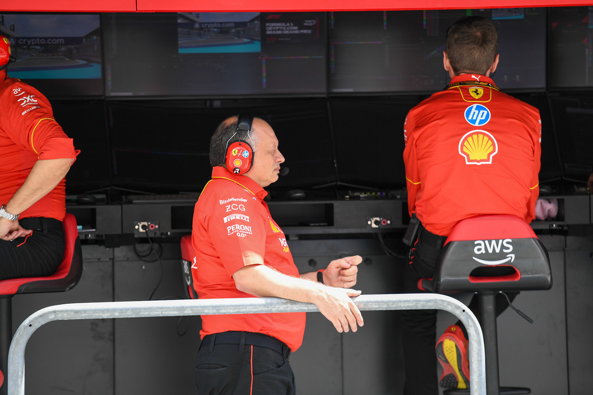 Frederic Vasseur, Teamchef Scuderia Ferrari; Formel 1 GP Miami / USA. 05.05.2024