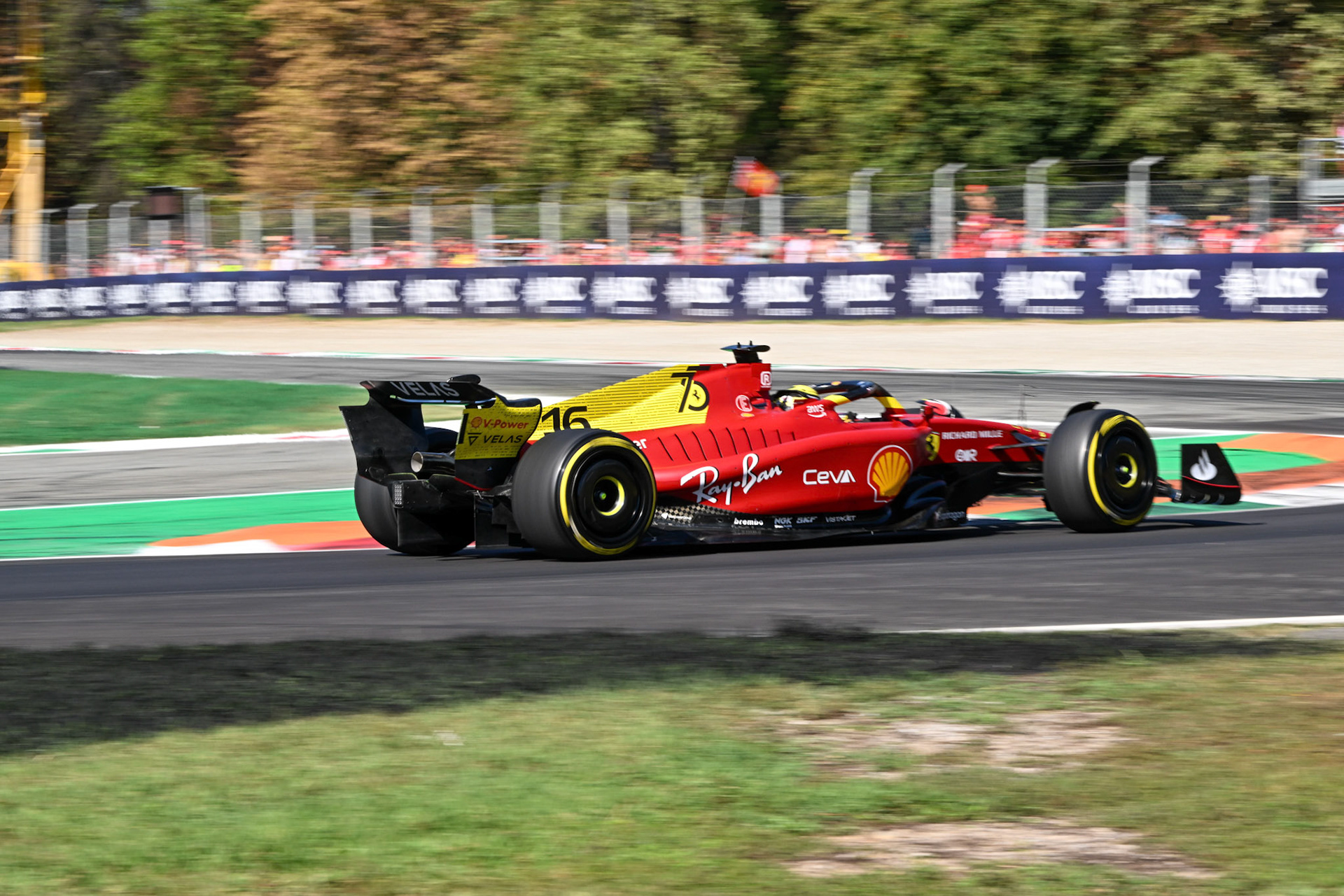 Charles Leclerc (MCO) Scuderia Ferrari; Formel 1 GP Italien Monza, Sonntag, 11.09.2022