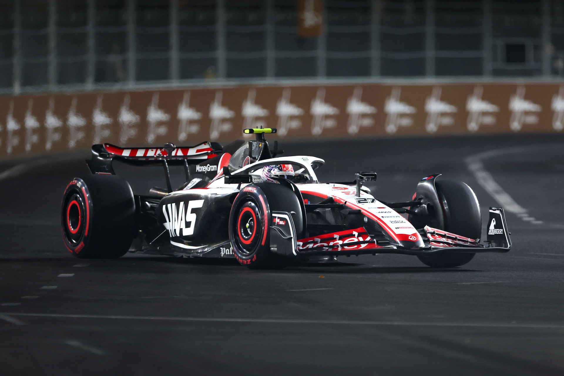 Nico Hülkenberg (GER) Haas F1 Team; Formel 1 GP USA Las Vegas. Samstag 18.11.2023