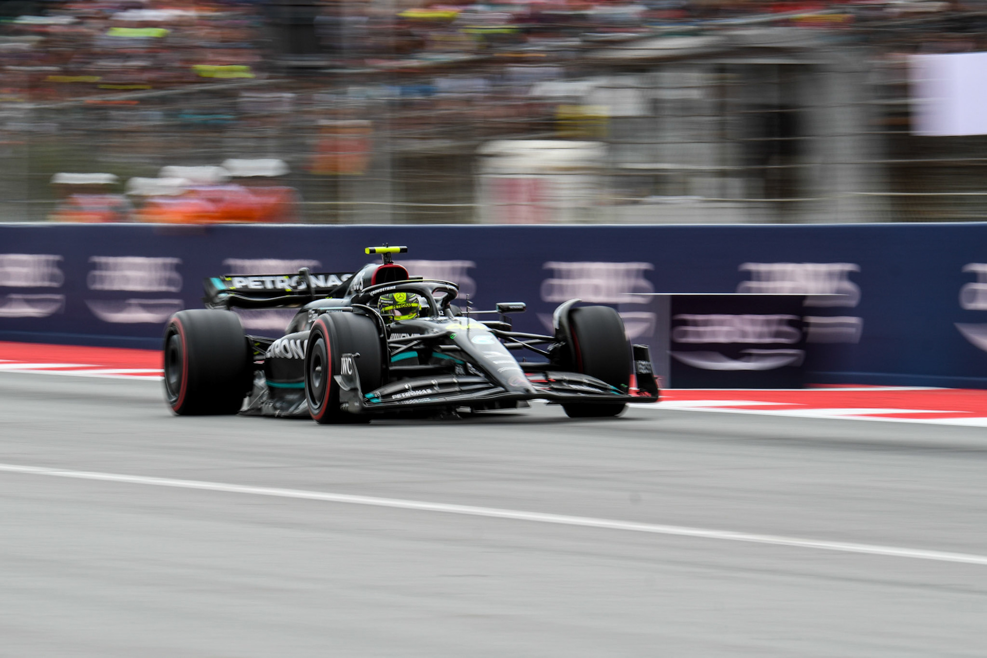 Lewis Hamilton (GBR) Mercedes AMG F1 Team; Formel 1 GP Barcelona. Sonntag 04.06.2023