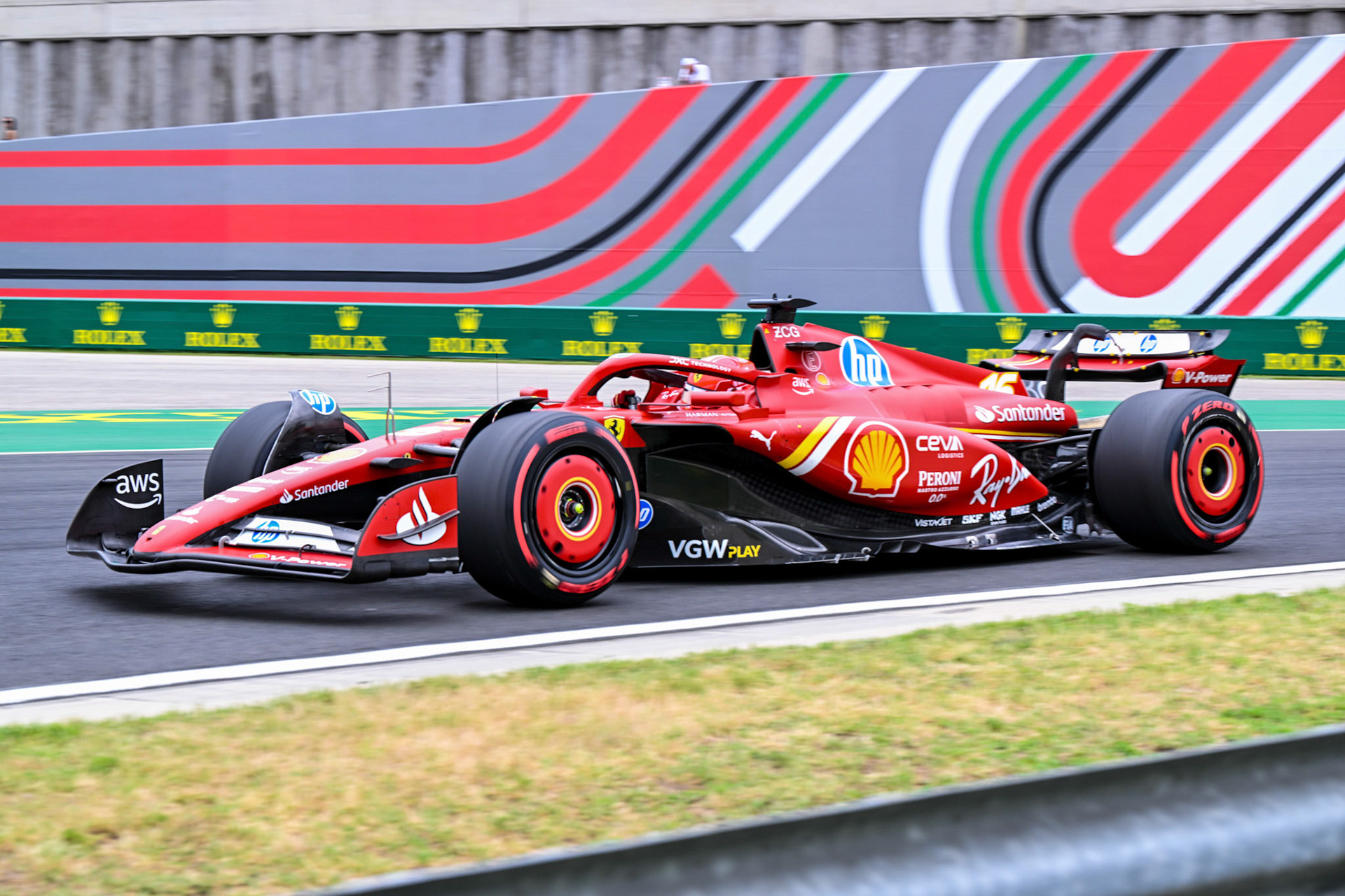 Charles Leclerc #16, Scuderia Ferrari;Formel 1 Budapest / Ungarn, 20.07.2024