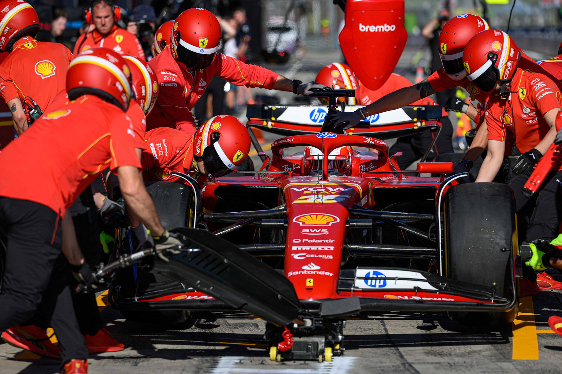 Charles Leclerc #16, Scuderia Ferrari; F1 GP Imola / Italien Freitag, 17.05.2024