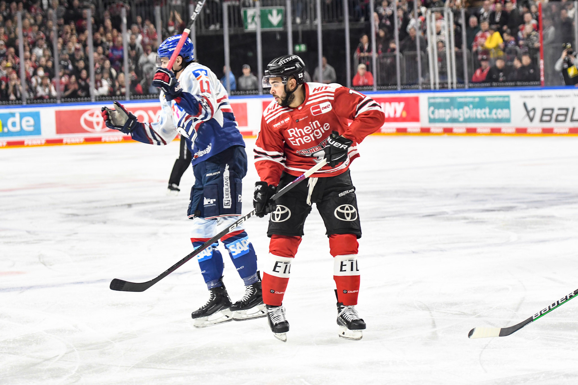 Nicholas Baptiste; DEL Kölner Haie - Adler Mannheim, 17.03.2023