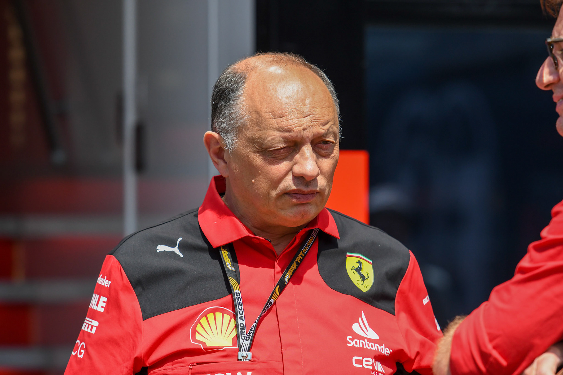 Frederic Vasseur Scuderia Ferrari; Formel 1 GP Barcelona. Freitag 02.06.2023