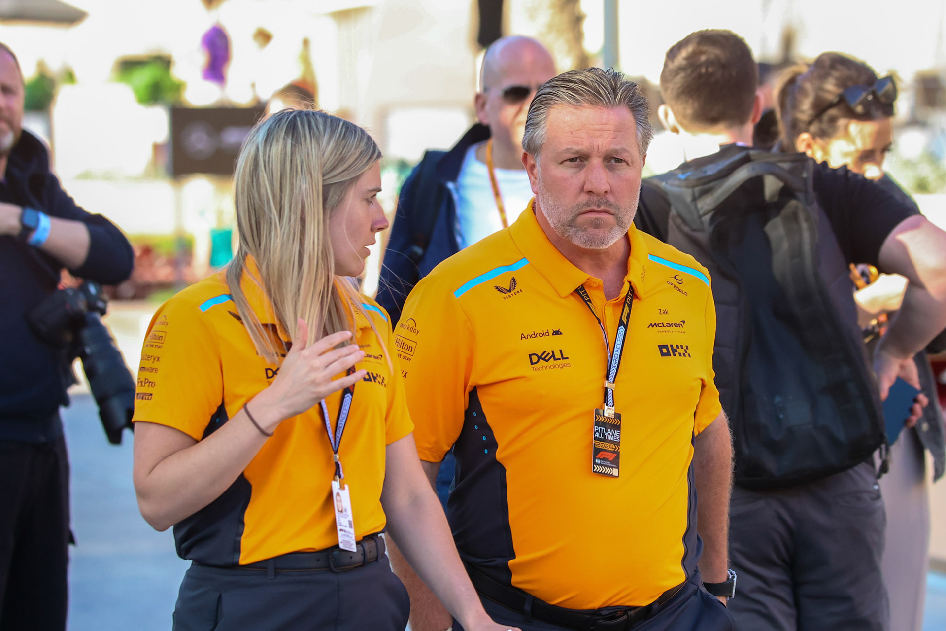 Zak Brown, Teamchef McLaren Formula 1 Team; Formel 1 GP Bahrain. Mittwoch 28.02.2024