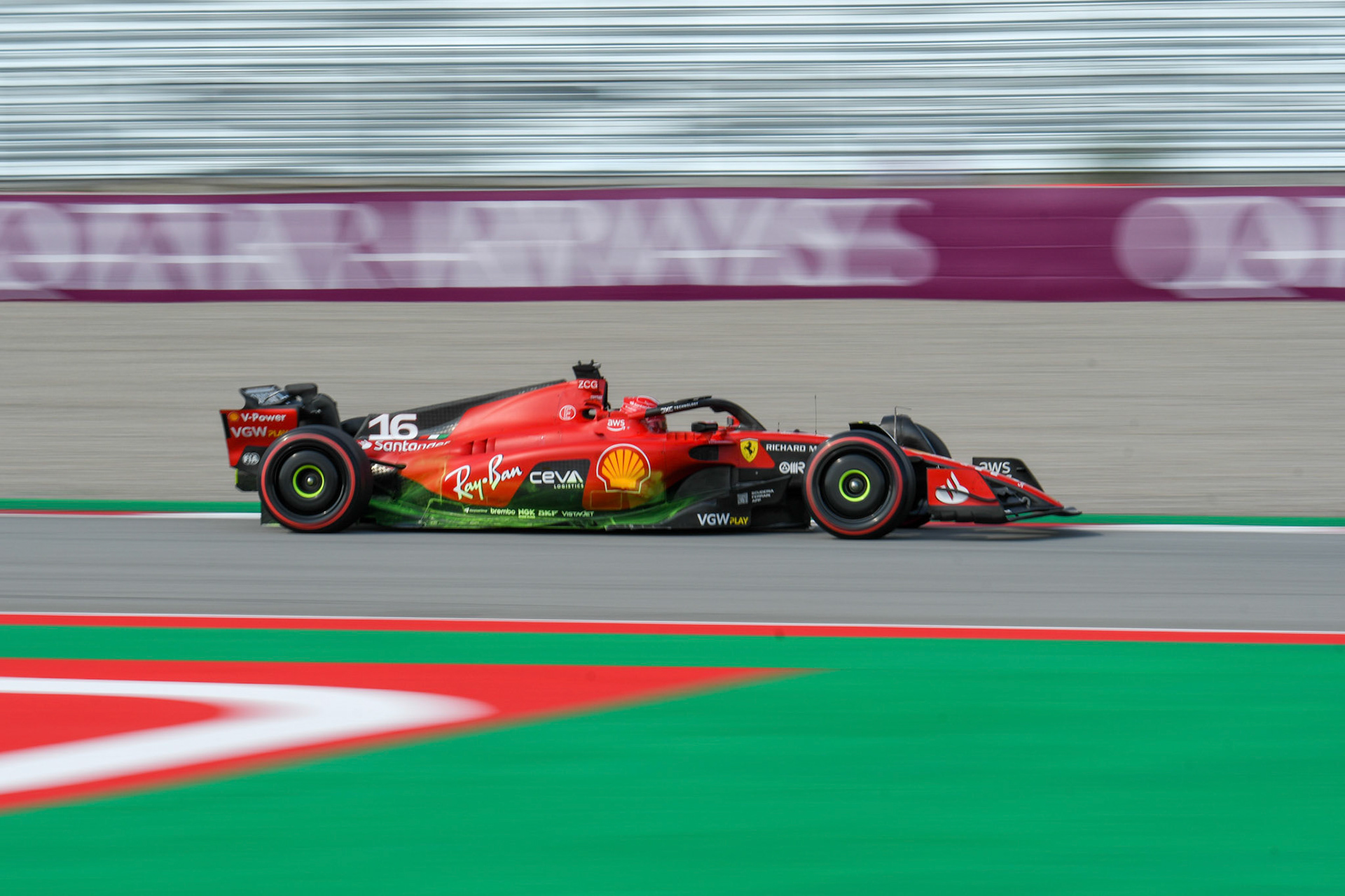Charles Leclerc (MCO) Scuderia Ferrari;Formel 1 GP Barcelona. Freitag 02.06.2023