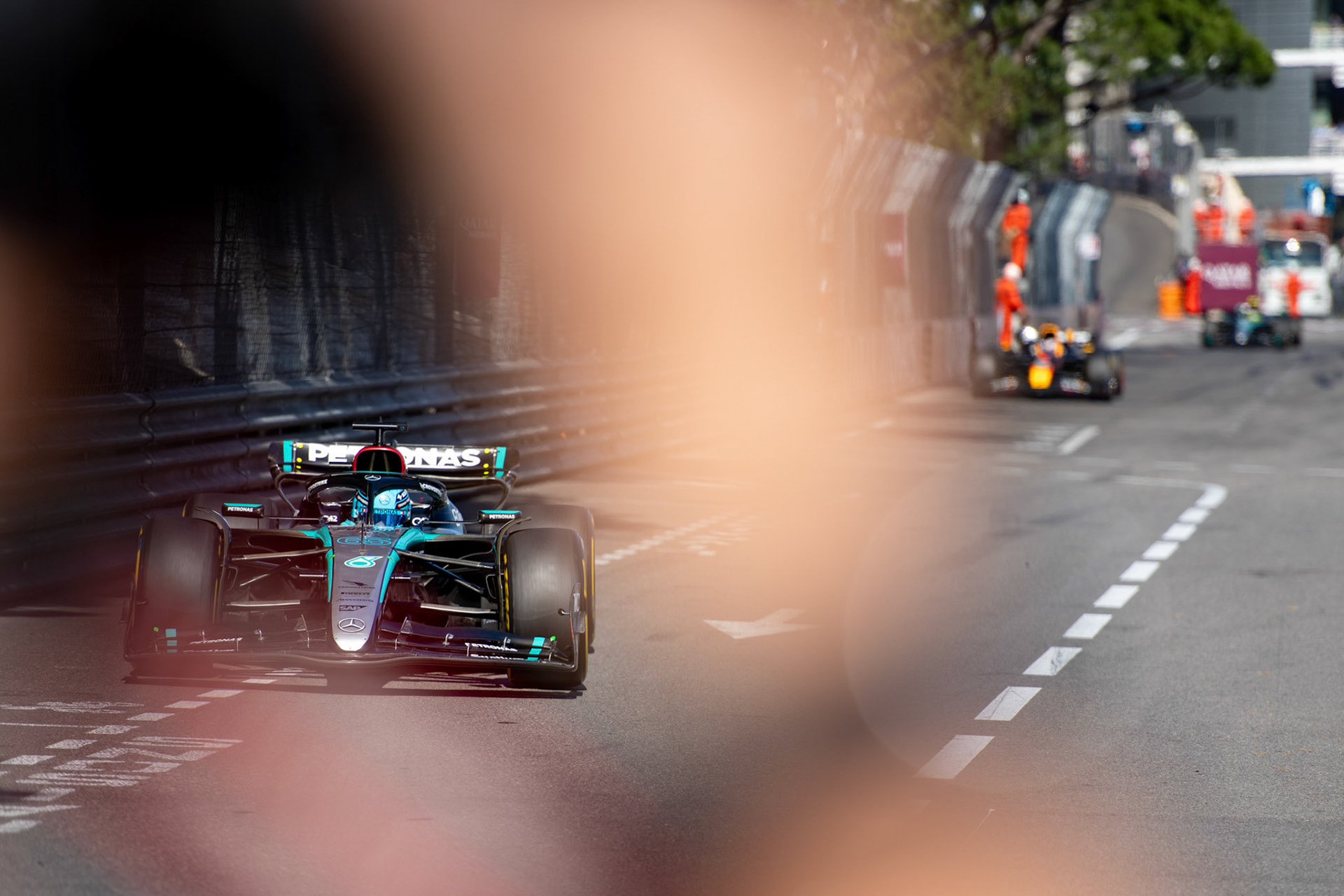 George Russell #63, Mercedes-AMG Petronas F1 Team; Formel1 GP Monaco Sonntag, 26.05.2024