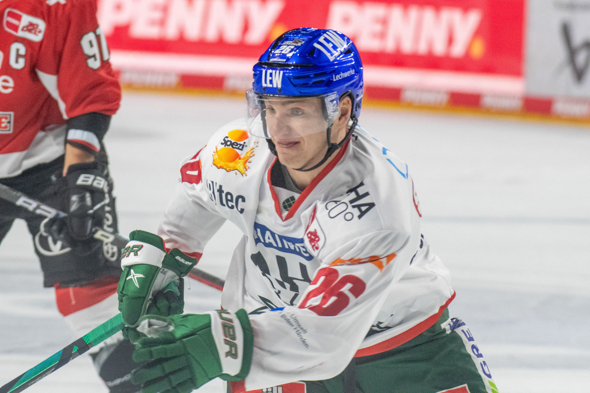 Samuel Soramies; DEL Kölner Haie - Augsburger Panther, 03.10.2023