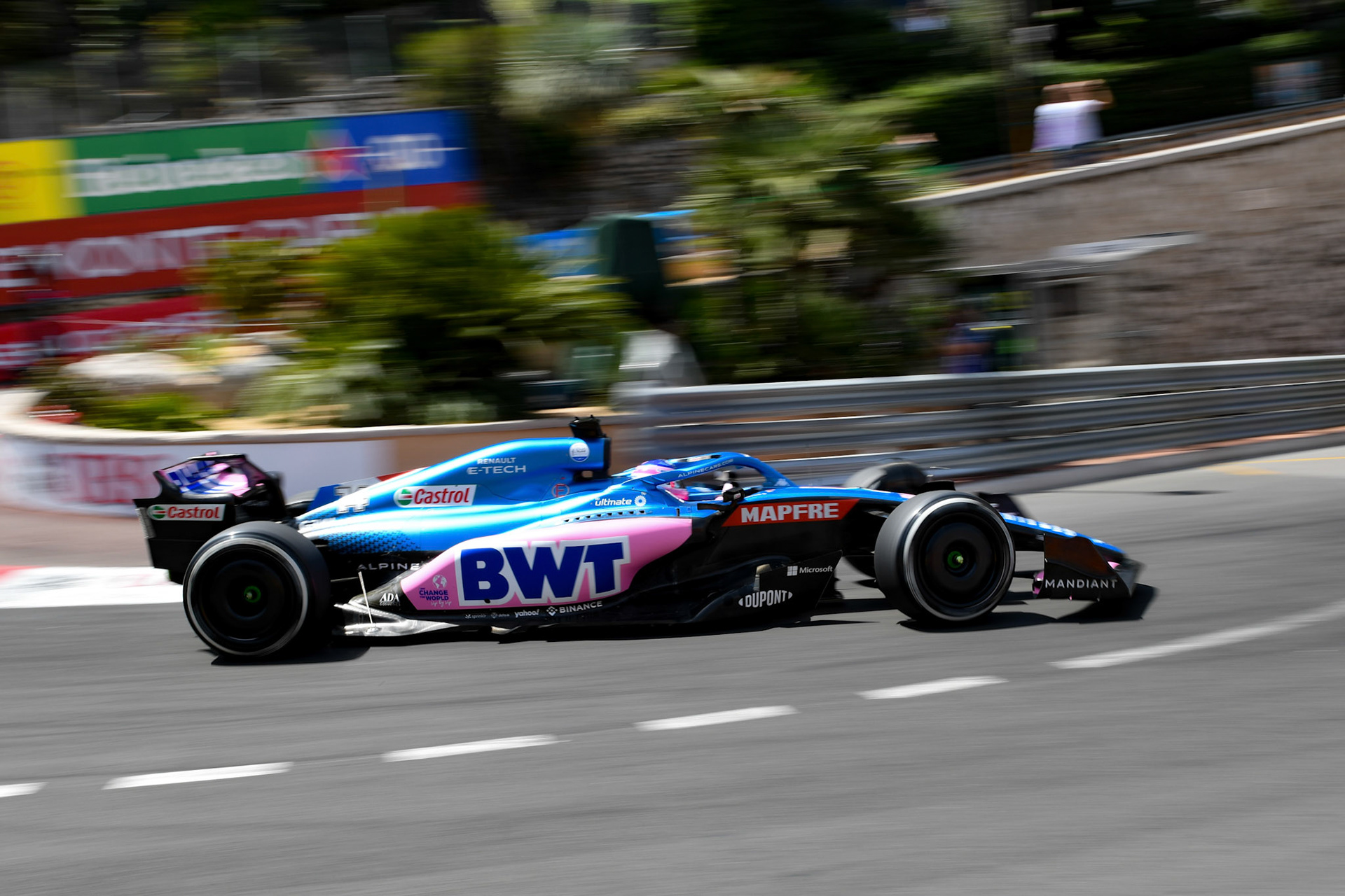 Fernando Alonso (ESP) Alpine F1 Team; Formel 1 Monaco am 27.05.2022