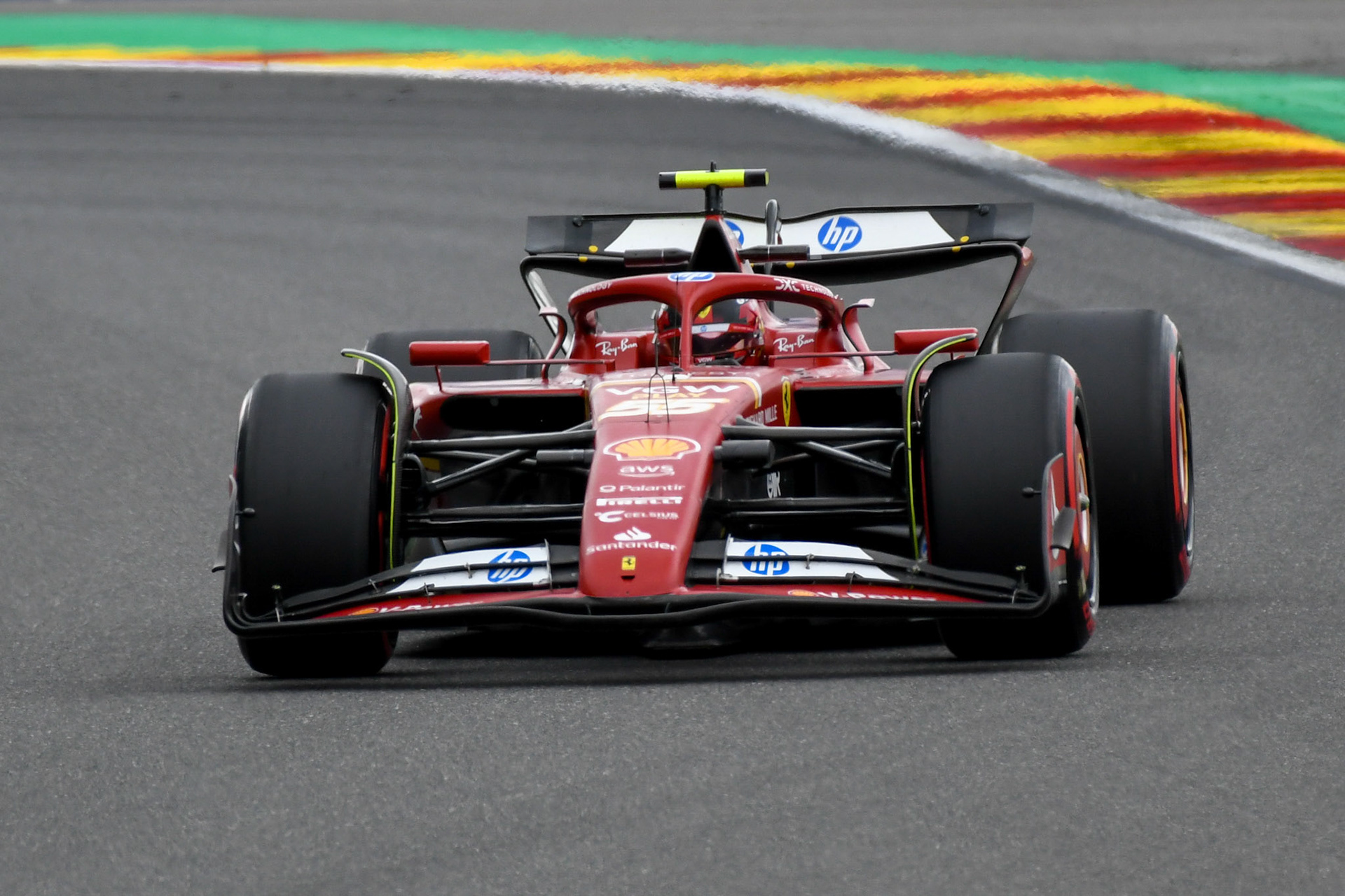 Carlos Sainz #55, Scuderia Ferrari;Formel 1 GP Spa / Belgien. Freitag, 26.07.2024