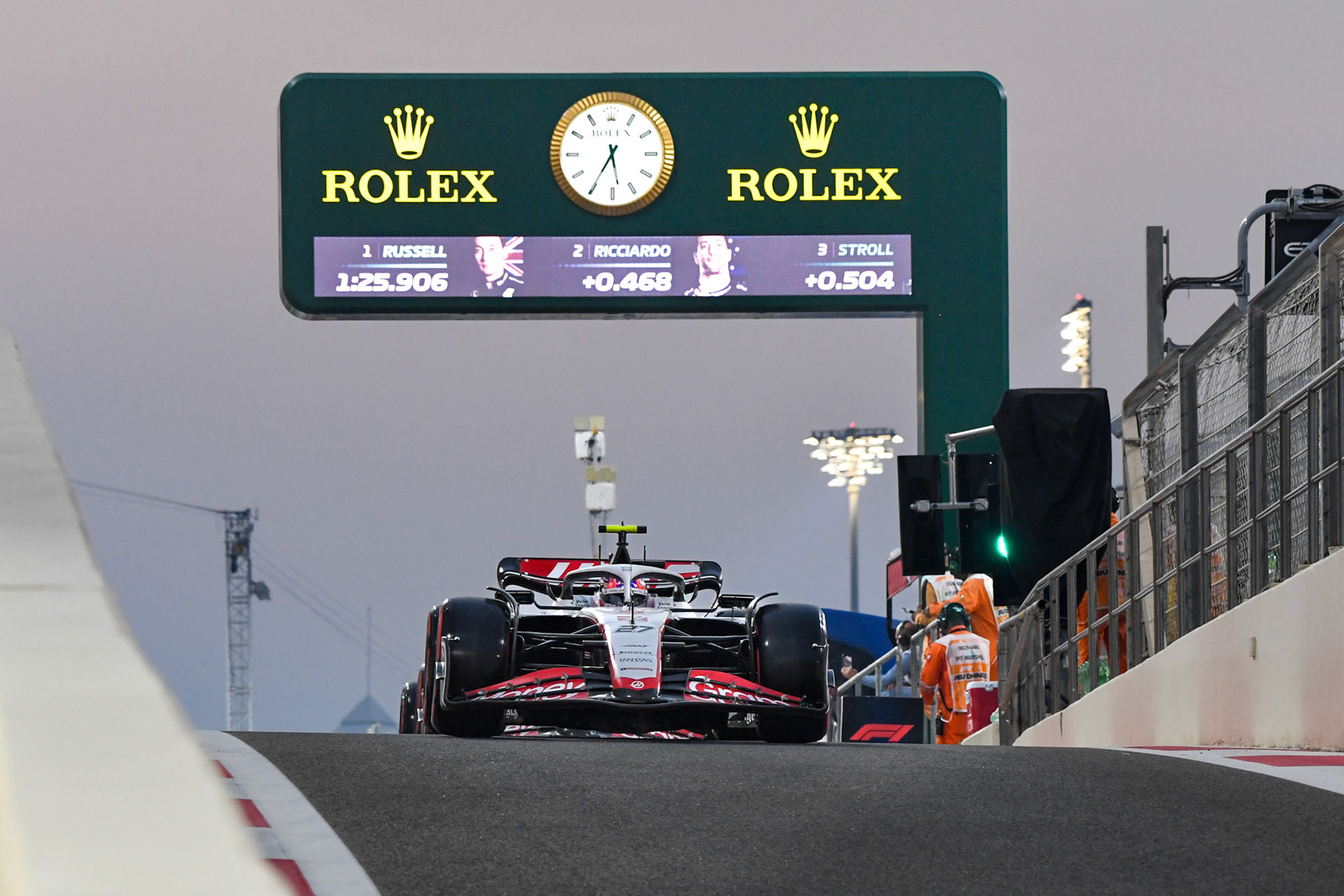 Nico Hülkenberg (GER) Haas F1 Team; Formel 1 GP Abu Dhabi. Freitag 24.11.2023