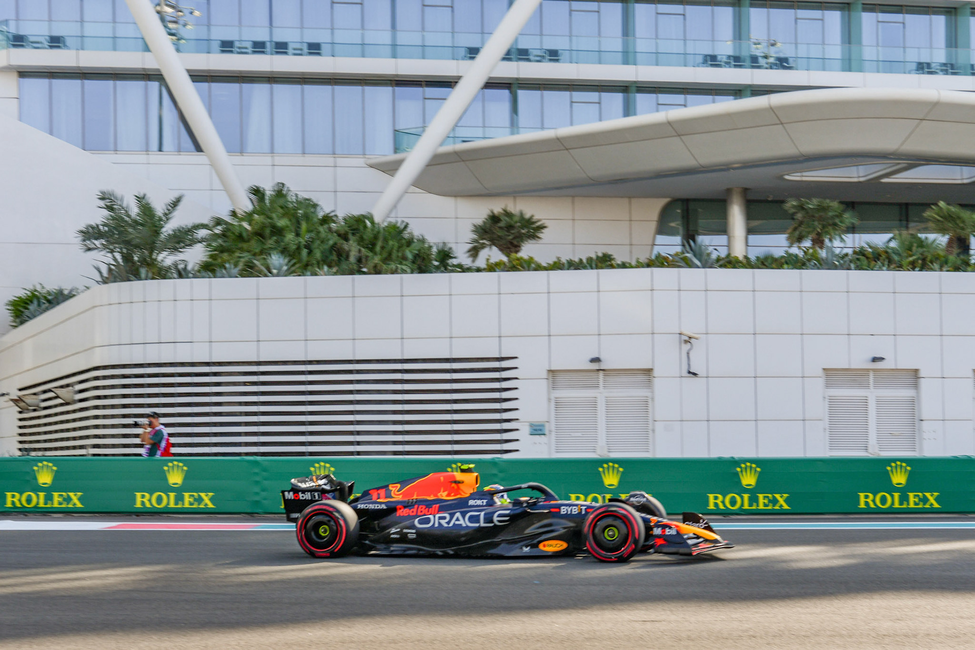 Sergio Perez (MEX) Red Bull Racing; Formel 1 GP Abu Dhabi. Samstag 25.11.2023