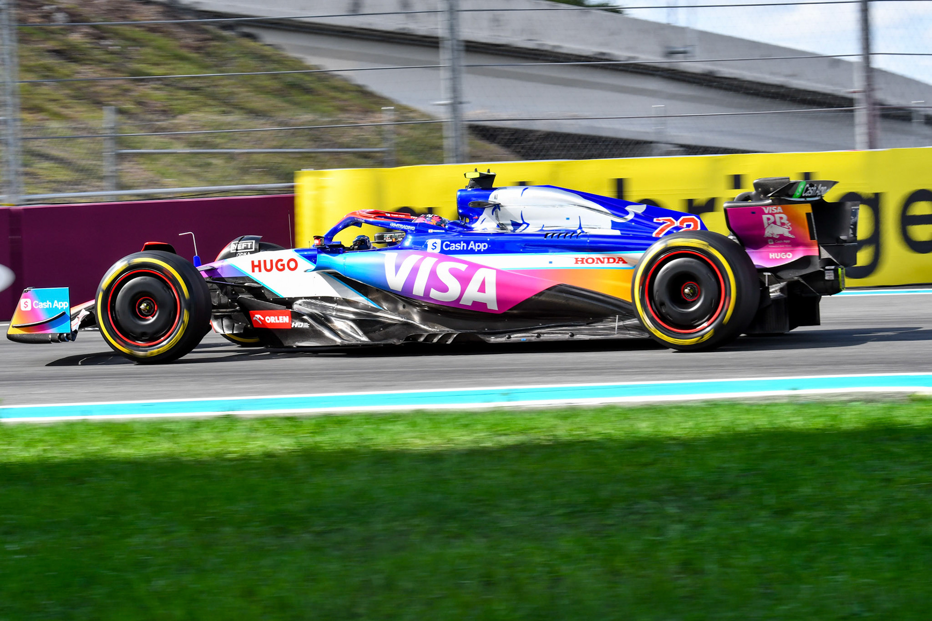 Yuki Tsunoda #22, Visa Cash App RB Formula One Team; Formel 1 GP Miami / USA. 05.05.2024