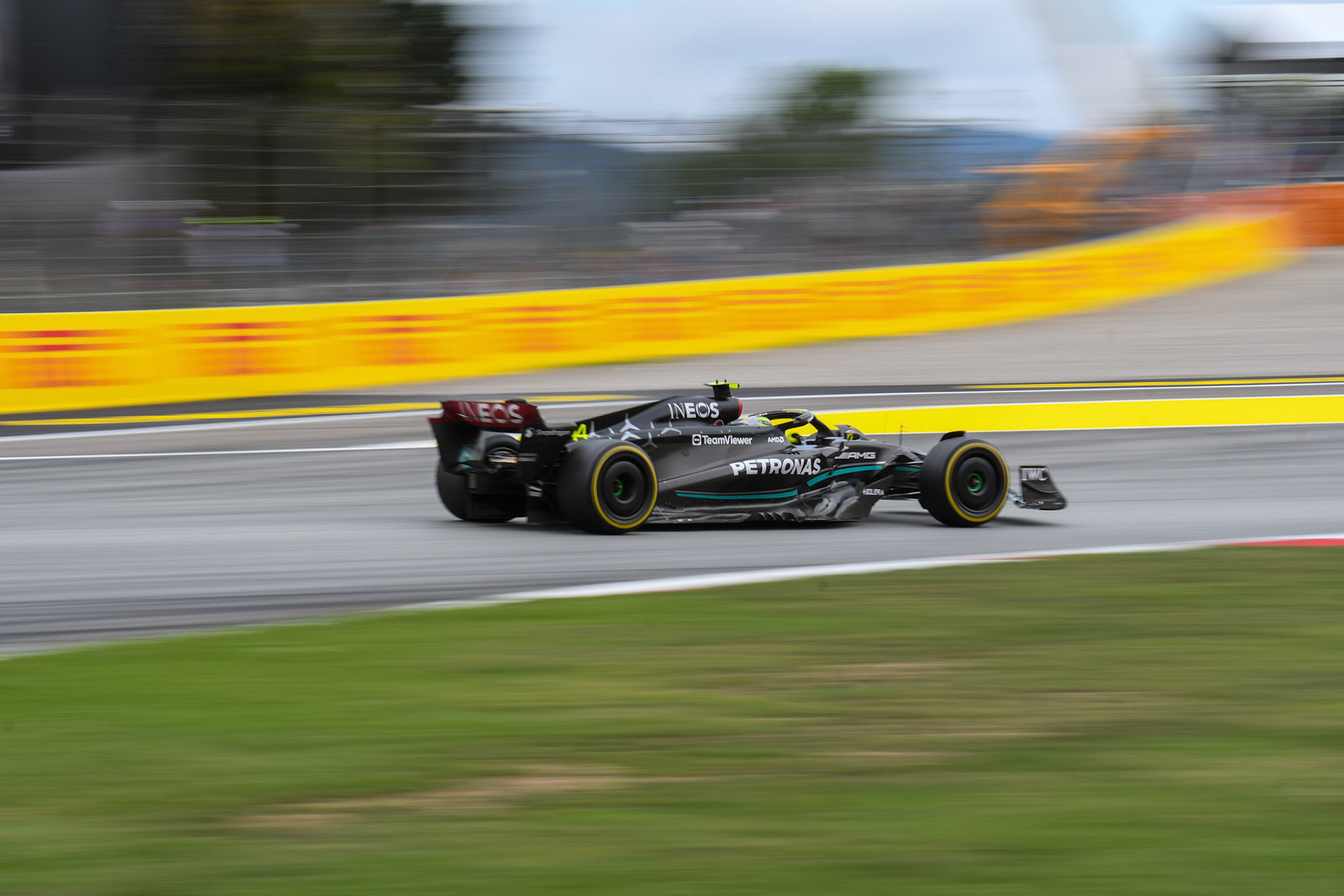 Lewis Hamilton (GBR) Mercedes AMG F1 Team; Formel 1 GP Barcelona. Sonntag 04.06.2023