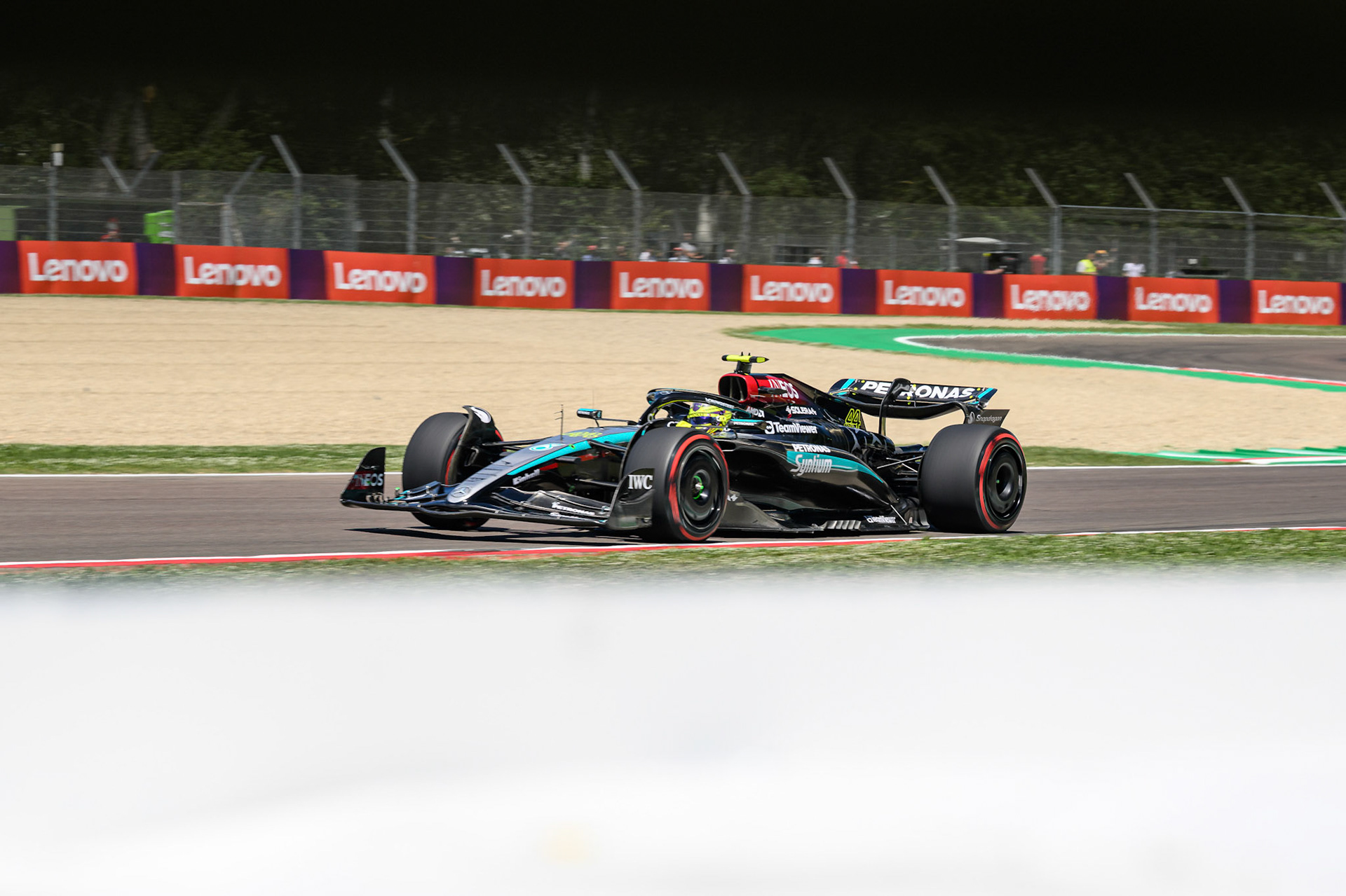 Lewis Hamilton #44, Mercedes-AMG Petronas F1 Team; F1 GP Imola / Italien Freitag, 17.05.2024