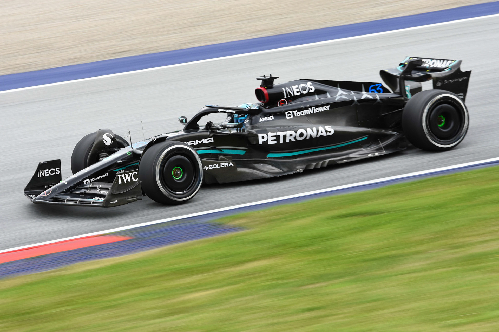 George Russell (GBR) Mercedes AMG F1 Team; Formel 1 GP Austria / Österreich. Sonntag, 02.07.2023