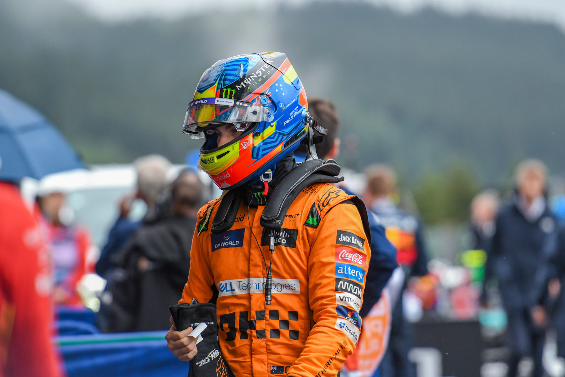 Oscar Piastri #81, McLaren Formula 1 Team;Formel 1 GP Spa / Belgien. Samstag, 27.07.2024