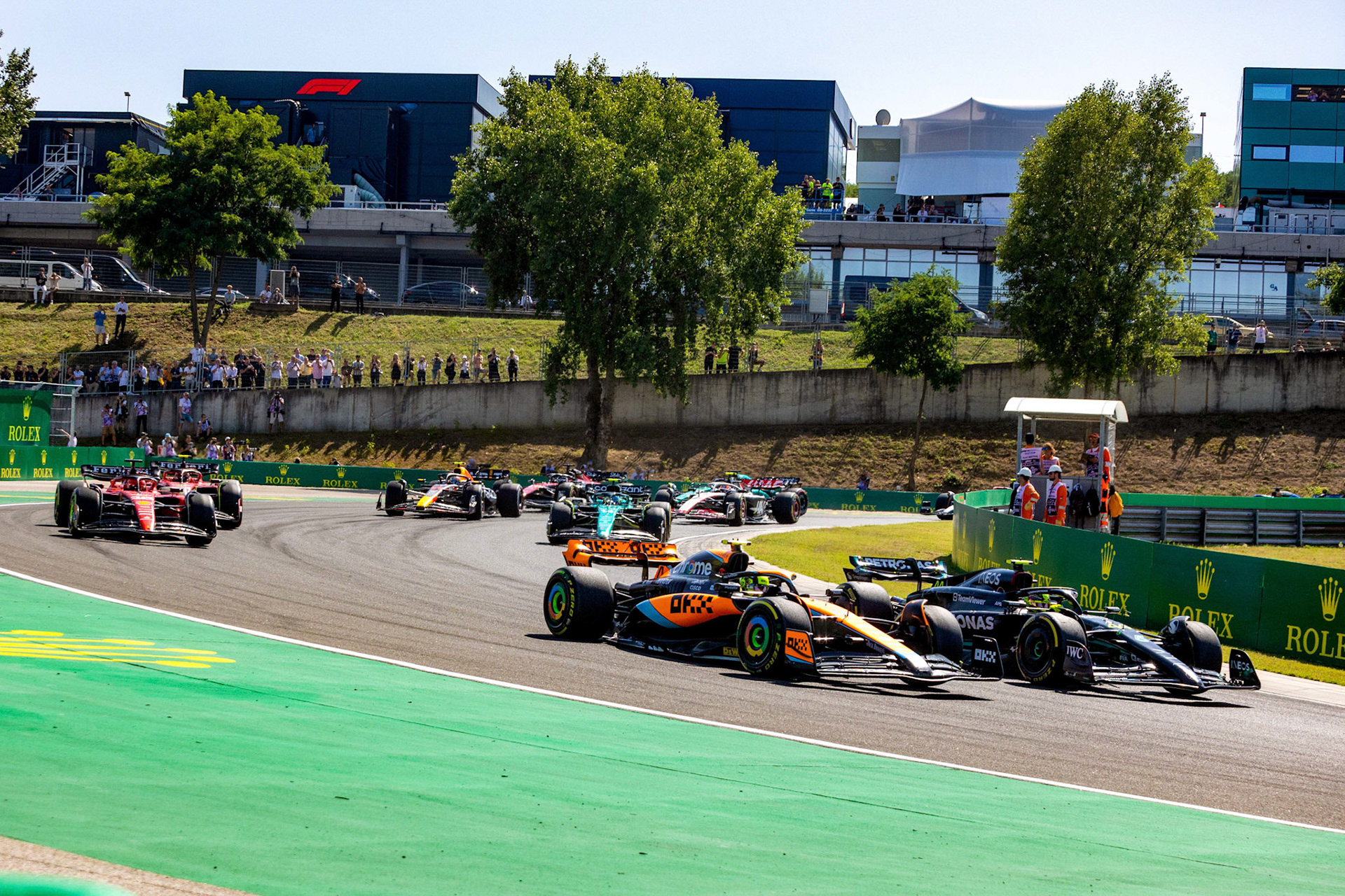Rennstart; Formel 1 GP Budapest / Ungarn. Sonntag, 23.07.2023