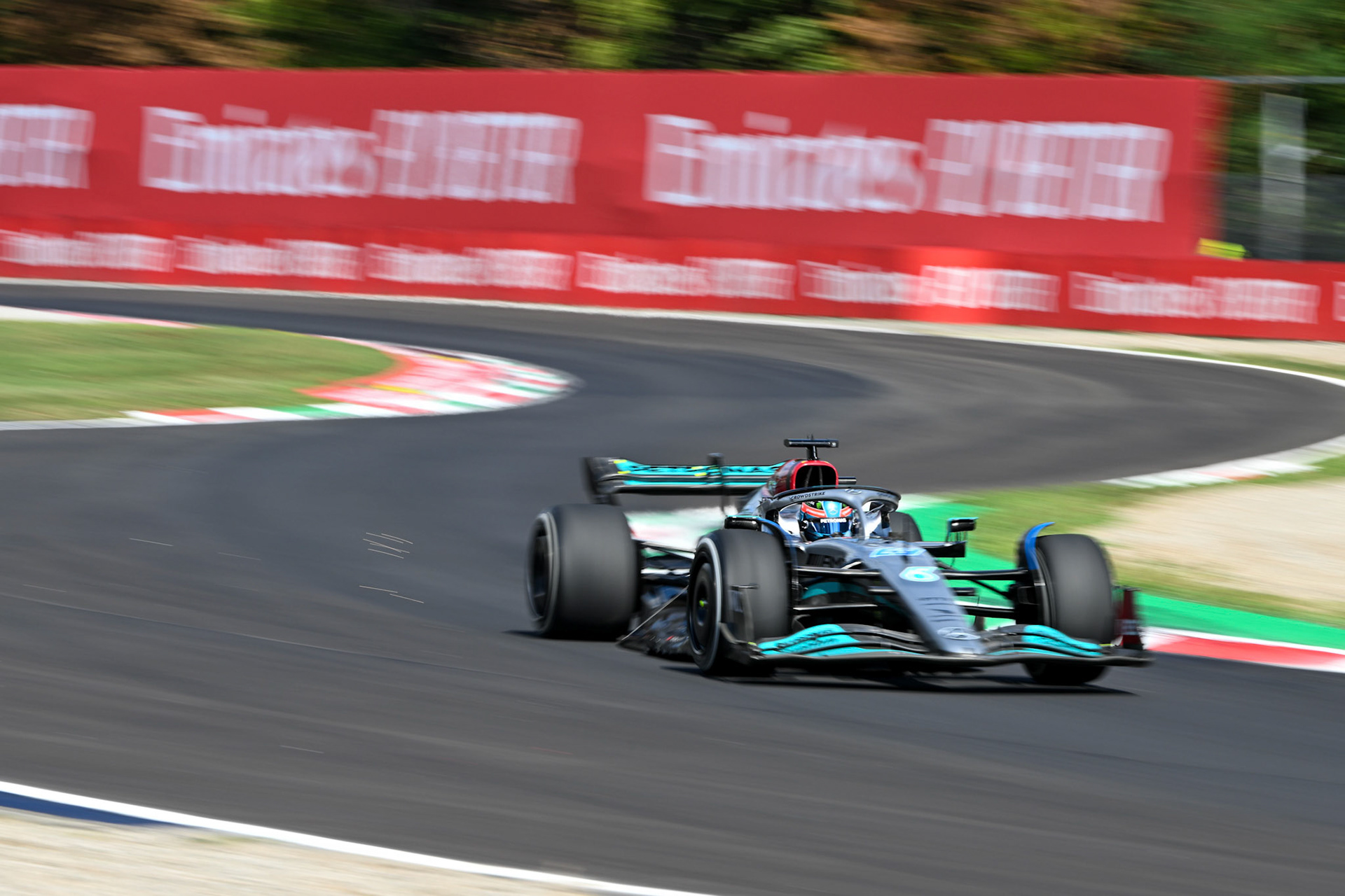 George Russell (GBR) Merceds AMG Petronas F1 Team; Formel 1 GP Italien Monza, Freitag, 09.09.2022