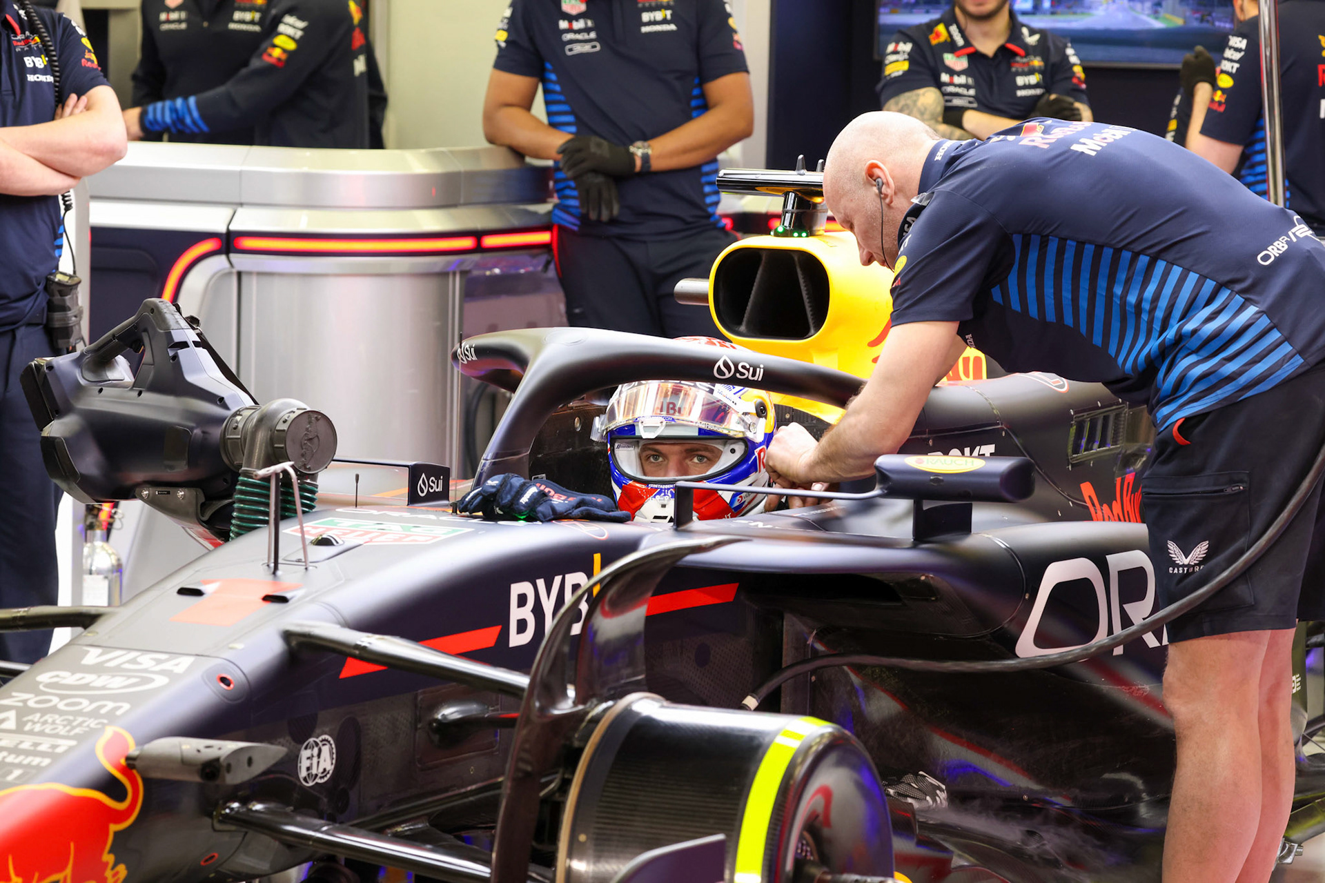 Max Verstappen #1, Oracle Red Bull Racing; Formel 1 GP Bahrain. Freitag 01.03.2024