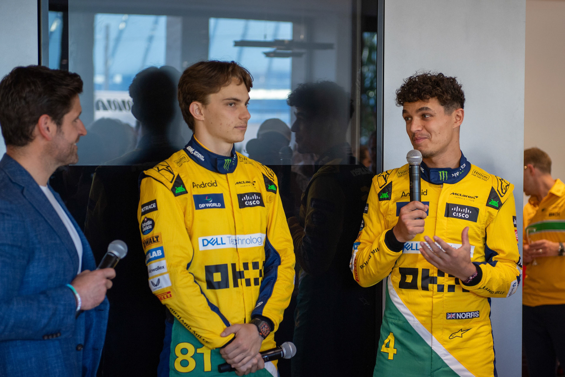 Oscar Piastri #81, McLaren Formula 1 Team und Lando Norris #4, McLaren Formula 1 Team; Formel1 GP Monaco Donnerstag, 23.05.2024