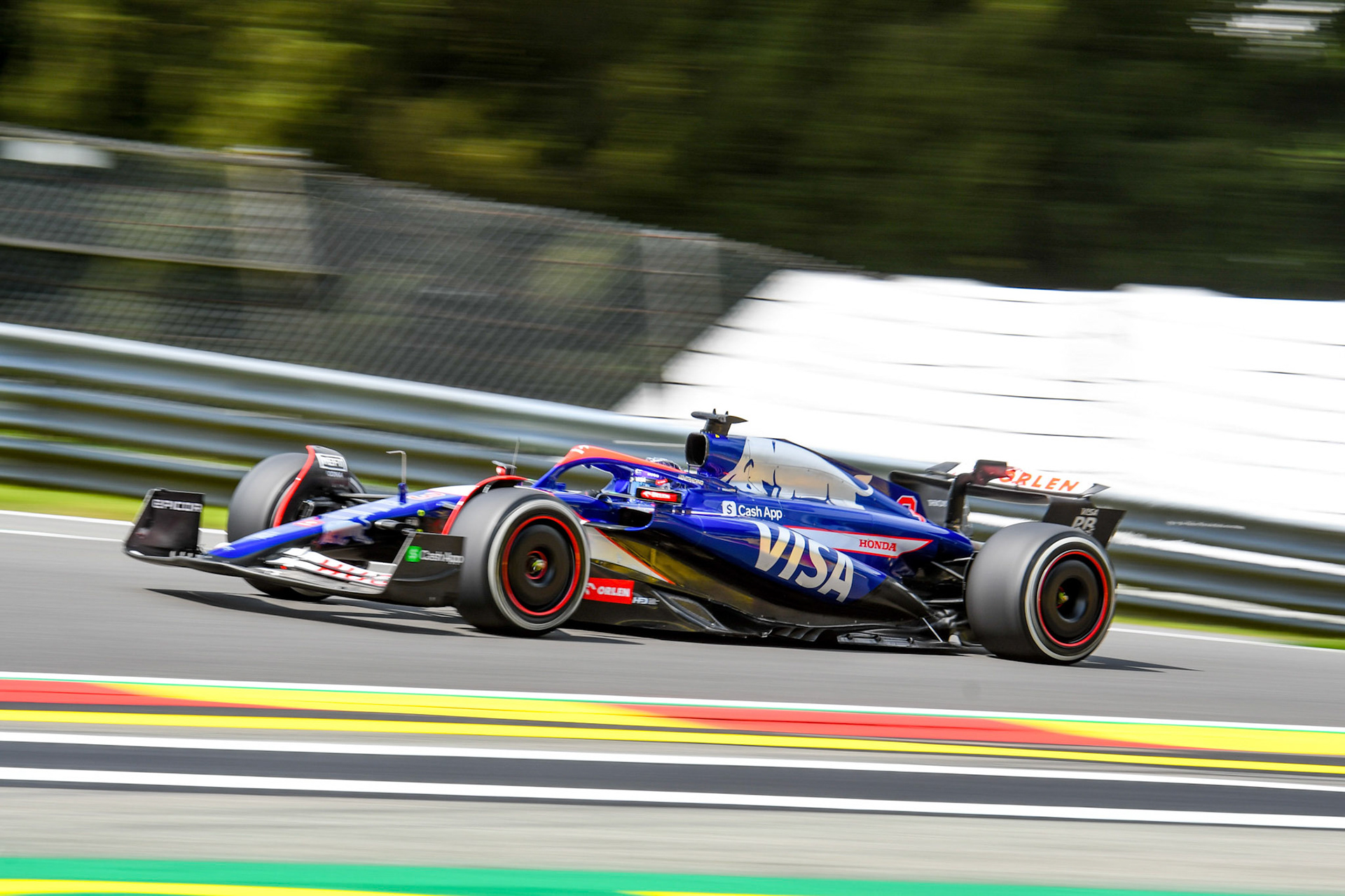 Daniel Ricciardo, #3, Visa Cash App RB Formula One Team;Formel 1 GP Spa / Belgien. Freitag, 26.07.2024