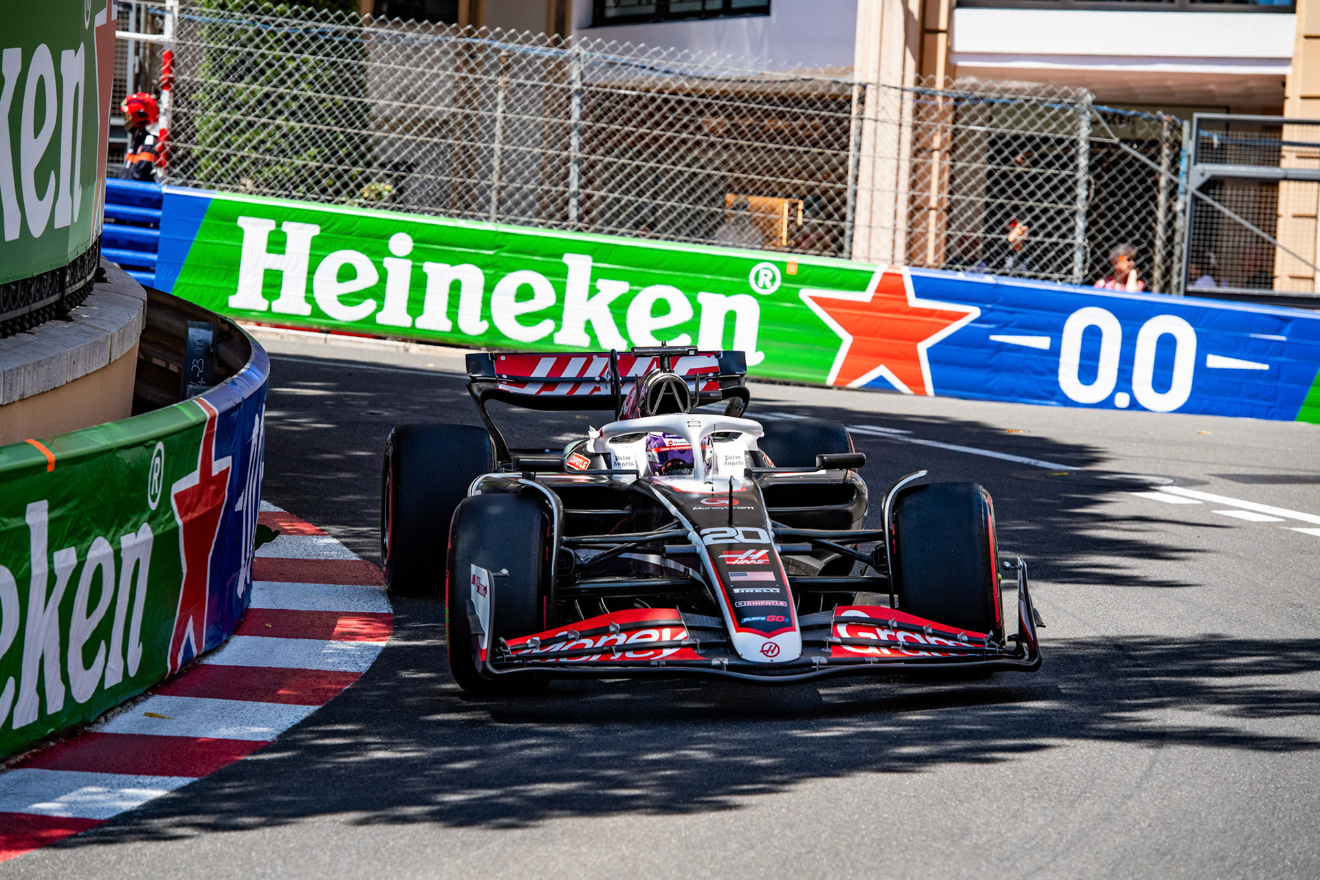 Kevin Magnussen #20, MoneyGram Haas F1 Team; Formel1 GP Monaco Samstag, 25.05.2024