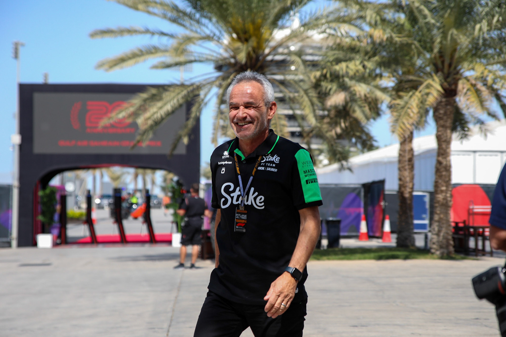 Beat Zehnder, Teammanager Stake F1 Team Kick Sauber; Formel 1 GP Bahrain. Mittwoch 28.02.2024