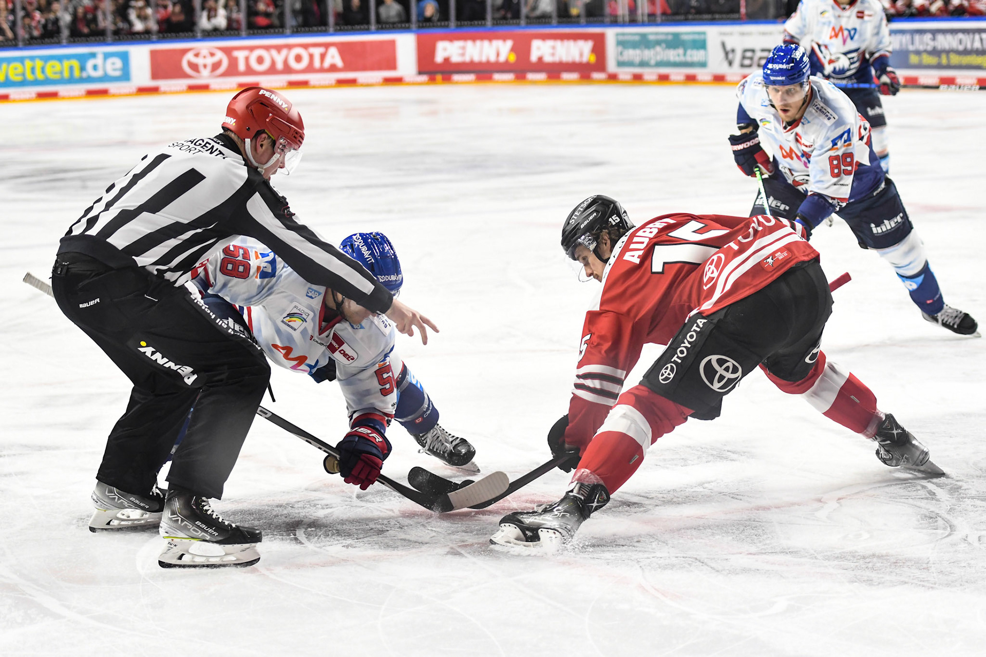 Louis Marc Aubry; DEL Kölner Haie - Adler Mannheim, 17.03.2023