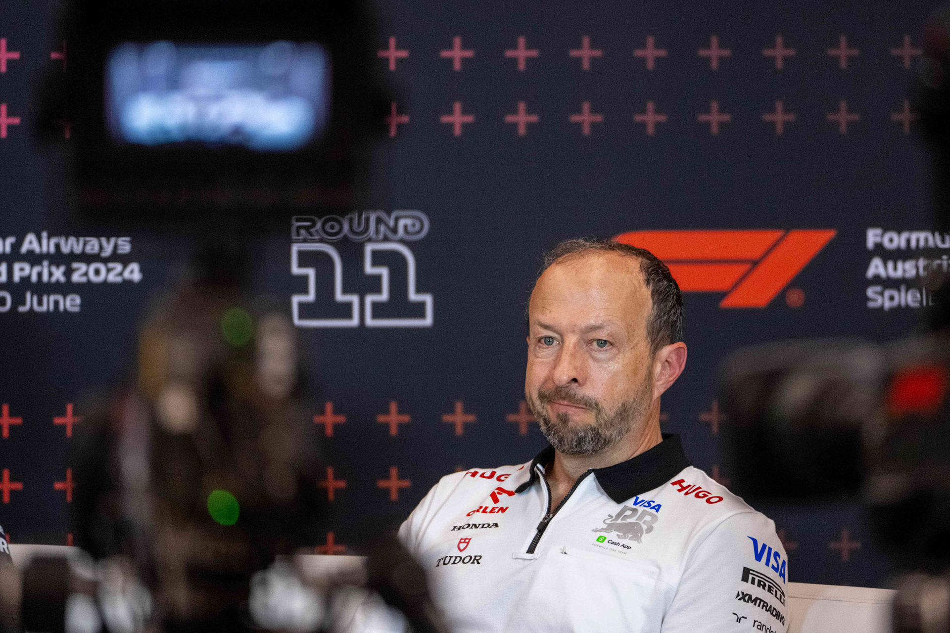 Peter Bayert in der Pressekonferenz;Formel 1 GP Austria / Österreich. Freitag, 28.06.2024