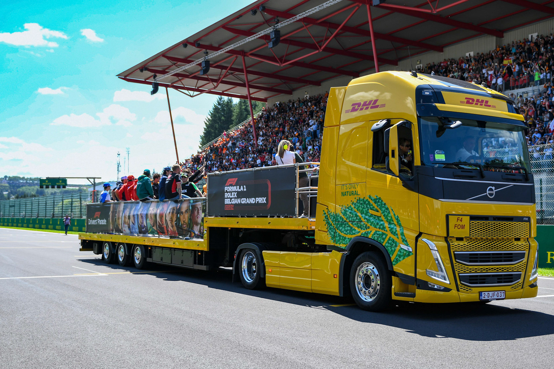 Fahrerparade;Formel 1 GP Spa / Belgien. Sonntag, 28.07.2024