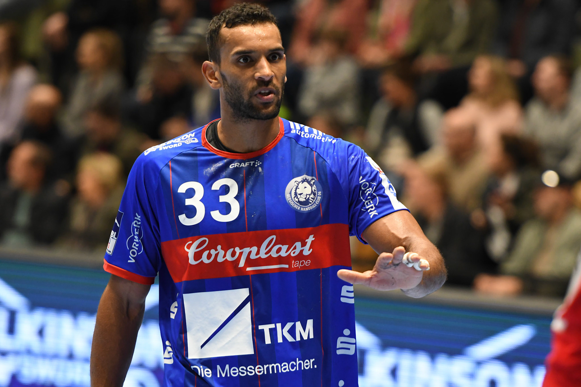 Djibril M´Bengue #33; Handball Bundesliga; BHC 06 - HSG Wetzlar 06.11.2022