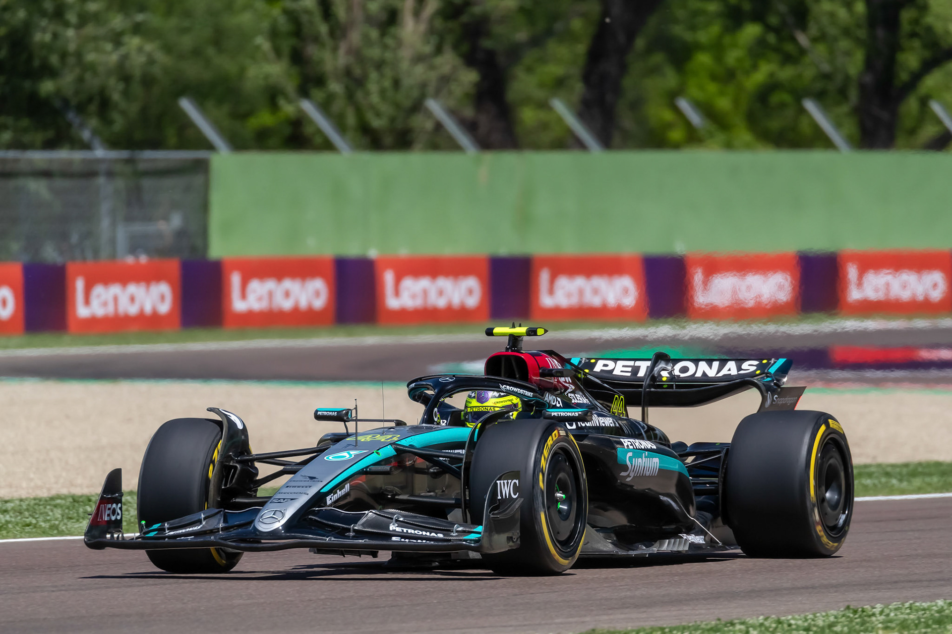 Lewis Hamilton #44, Mercedes-AMG Petronas F1 Team; F1 GP Imola / Italien Freitag, 17.05.2024