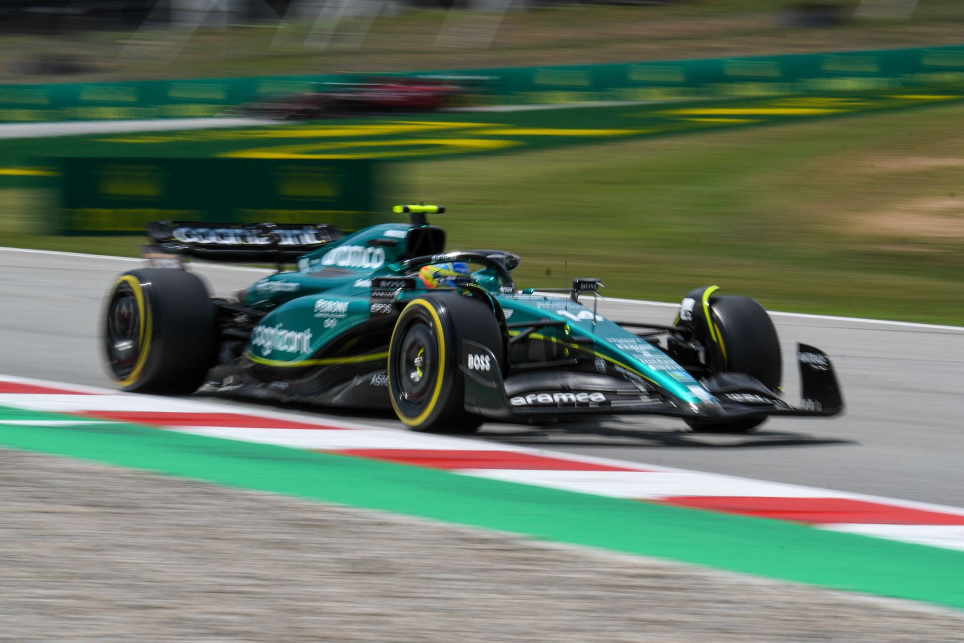Fernando Alonso (ESP) Aston Martin Formula One Team; Formel 1 GP Barcelona. Freitag 02.06.2023