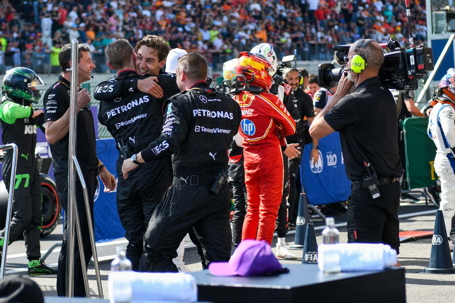George Russell #63, Mercedes-AMG Petronas F1 Team;Formel 1 GP Spa / Belgien. Sonntag, 28.07.2024