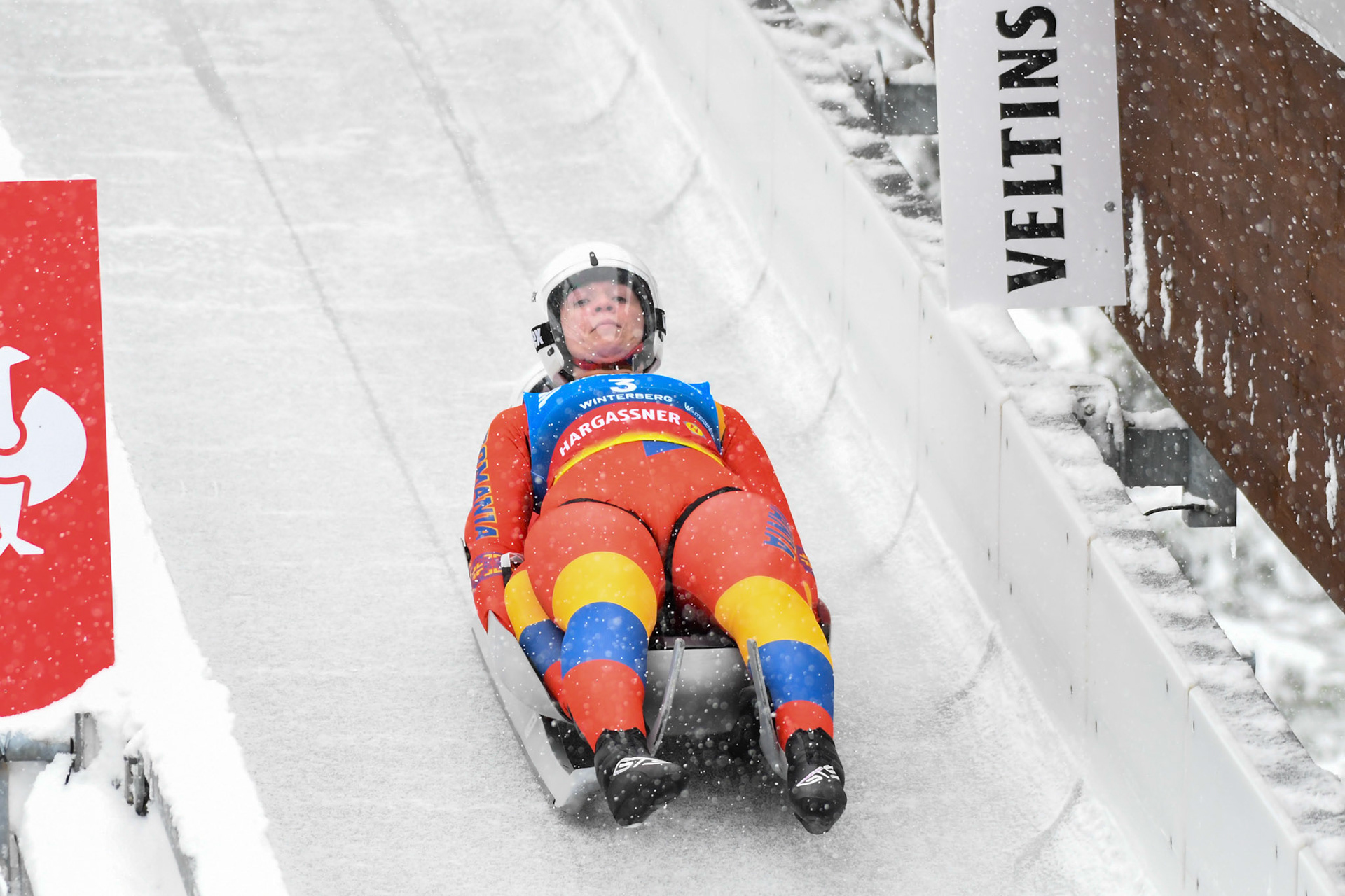 Raluca Stramaturarru, Mihaela Carmen Manolescu, ROU; Eberspächer Luge World Cup; Veltins Eisarena Winterberg 25.02.2023