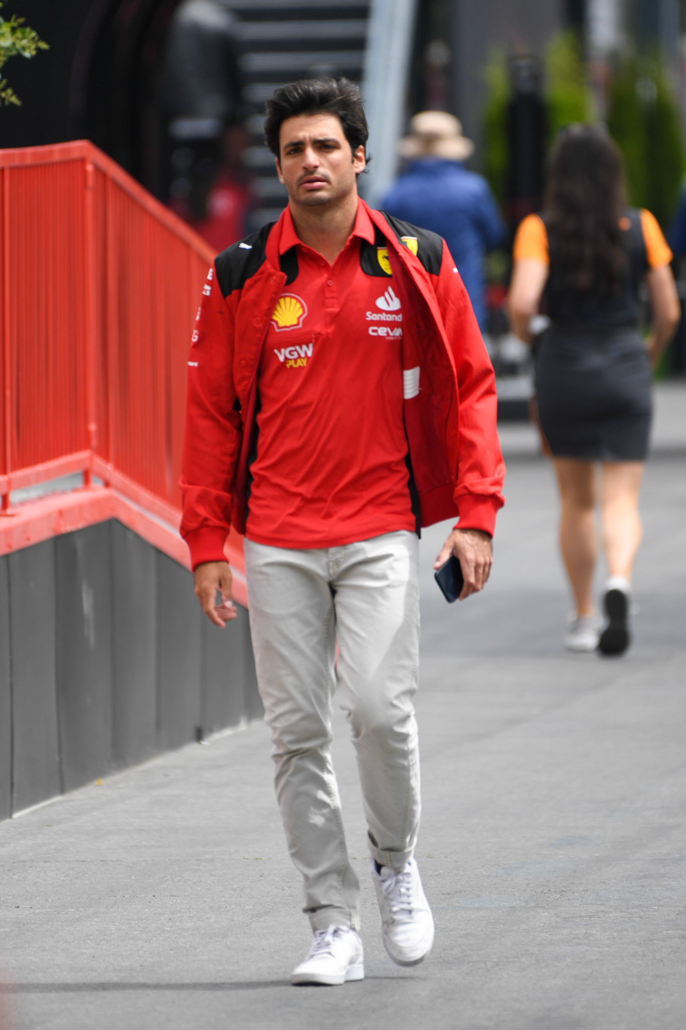Carlos Sainz (ESP) Scuderia Ferrari; Formel 1 GP Baku Azerbaijan. Freitag 28.04.2023