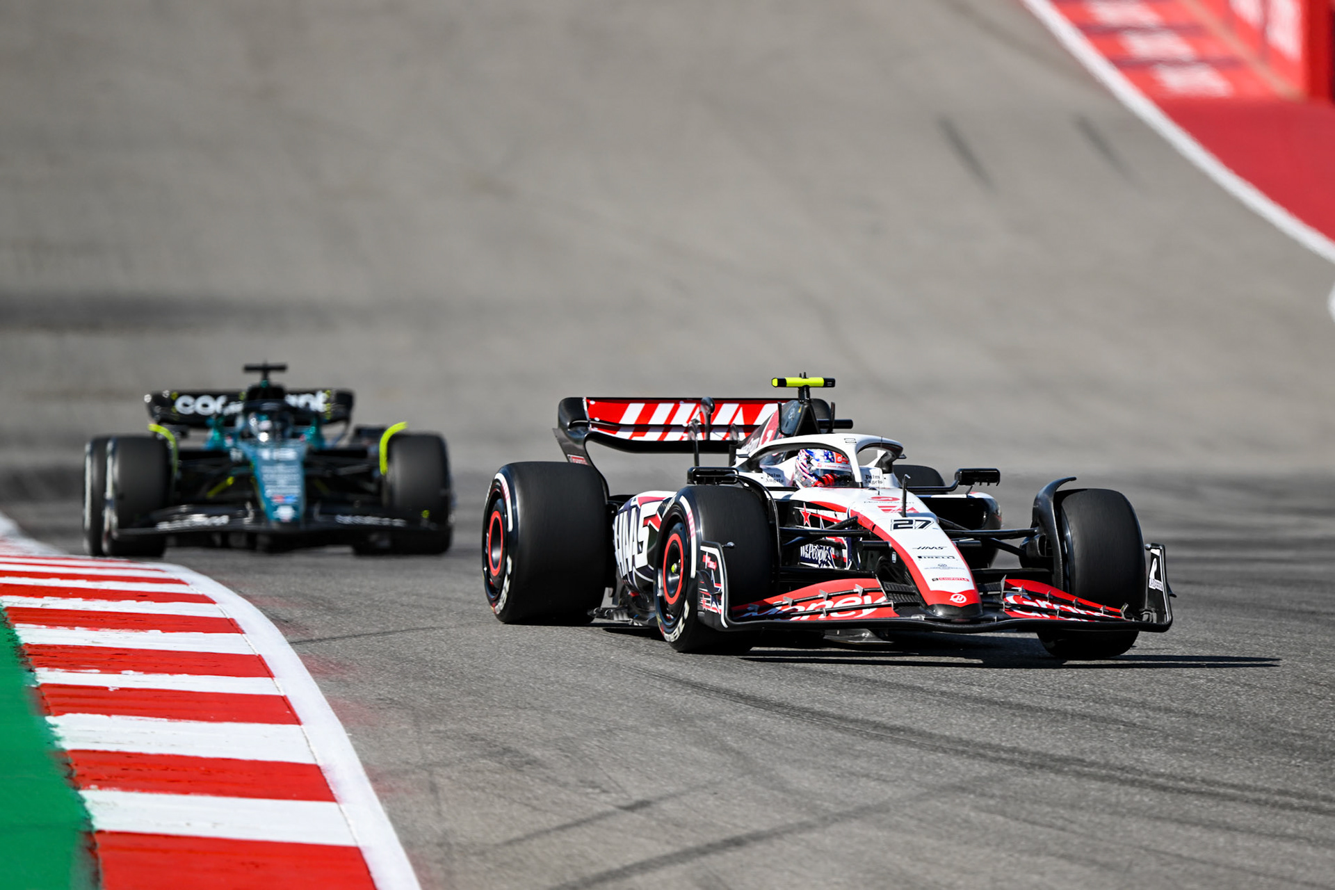 Nico Hülkenberg (GER) Haas F1 Team; Formel 1 GP USA Austin Texas. Sonntag 22.10.2023