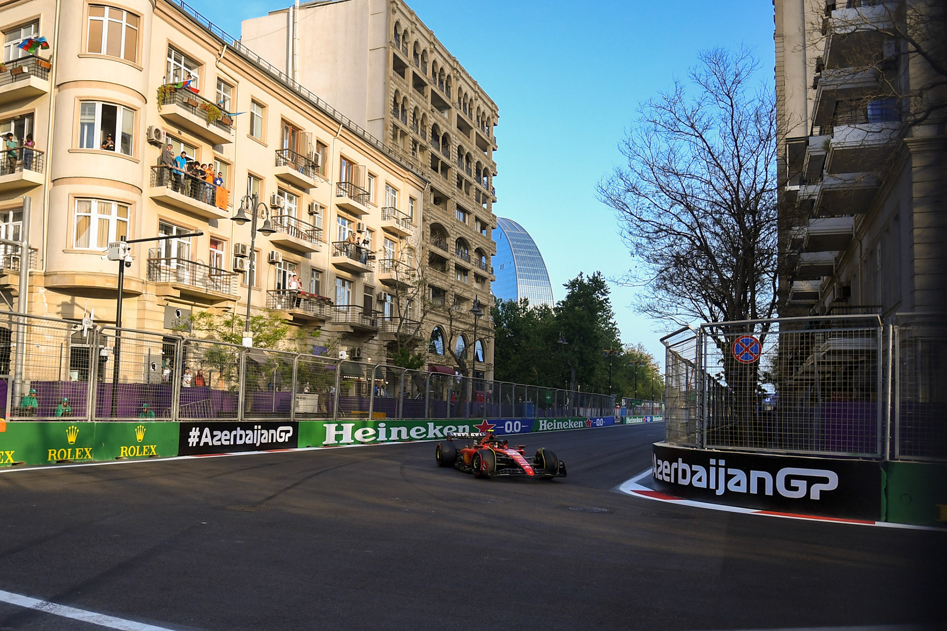 Carlos Sainz (ESP) Scuderia Ferrari; Formel 1 GP Baku Azerbaijan. Freitag 28.04.2023