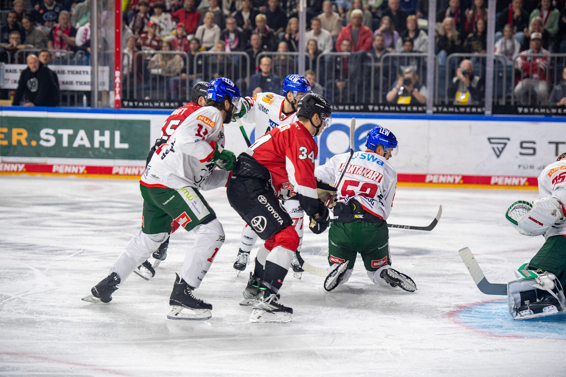 Elias Lindner; DEL Kölner Haie - Augsburger Panther, 03.10.2023