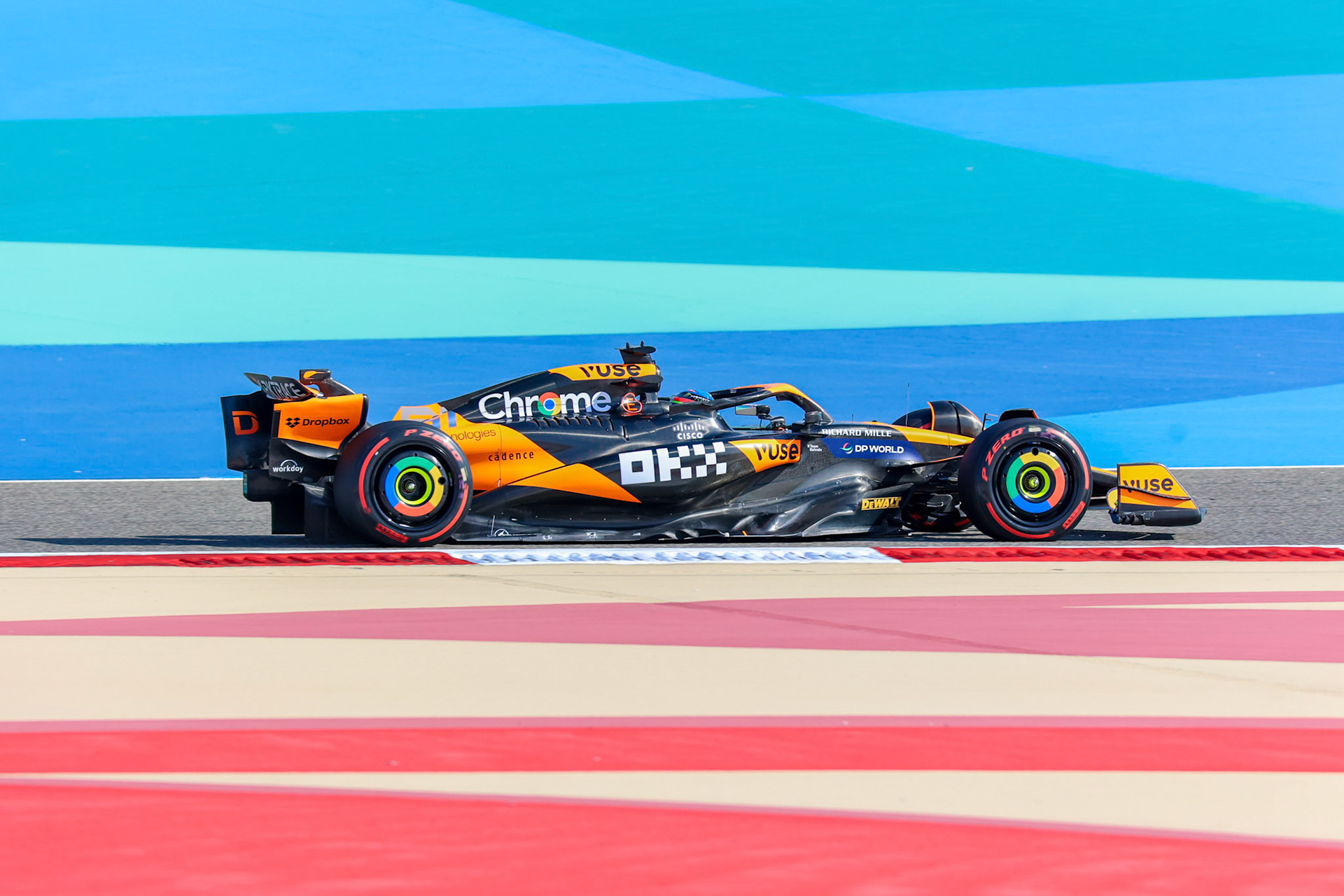 Oscar Piastri #81, McLaren Formula 1 Team; Formel 1 GP Bahrain. Donnerstag 29.02.2024