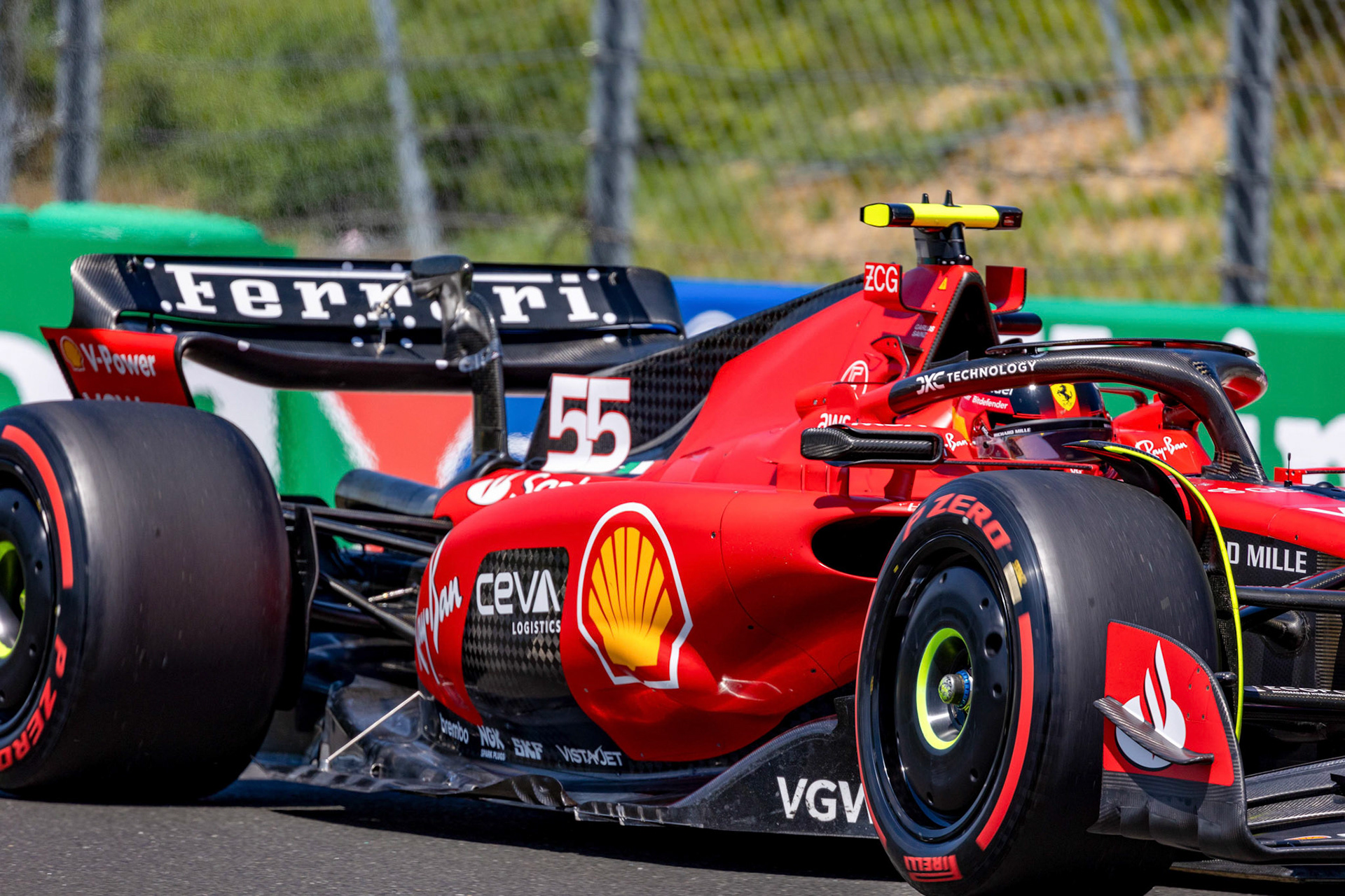 Carlos Sainz (ESP) Scuderia Ferrari; Formel 1 GP Budapest / Ungarn. Samstag, 22.07.2023