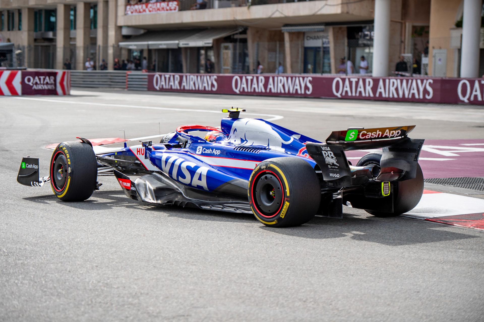 Yuki Tsunoda #22, Visa Cash App RB Formula One Team; Formel1 GP Monaco Freitag, 24.05.2024
