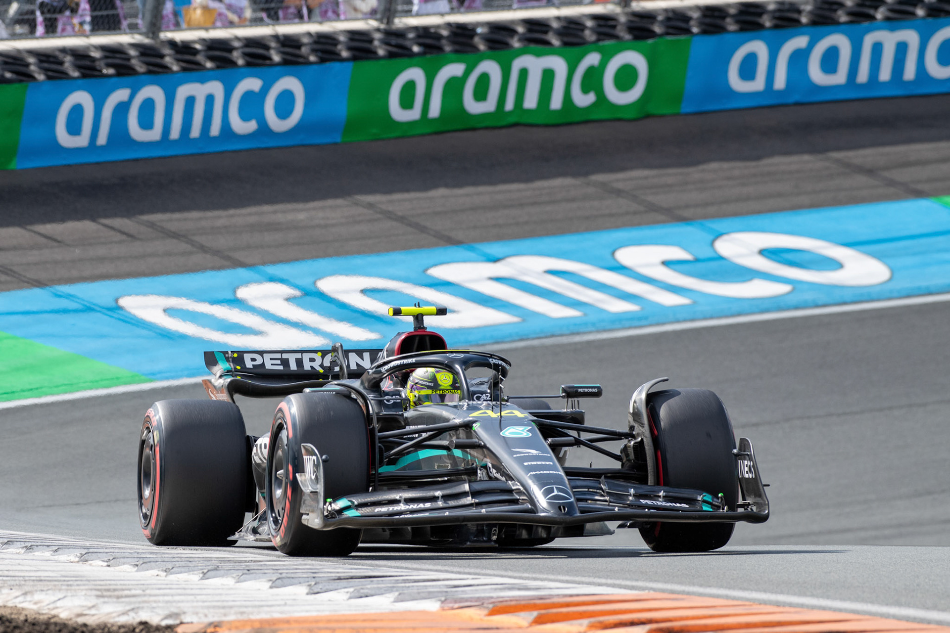 Lewis Hamilton (GBR) Mercedes AMG F1 Team; Formel 1 GP Holland / Zandvoort. Sonntag, 27.08.2023