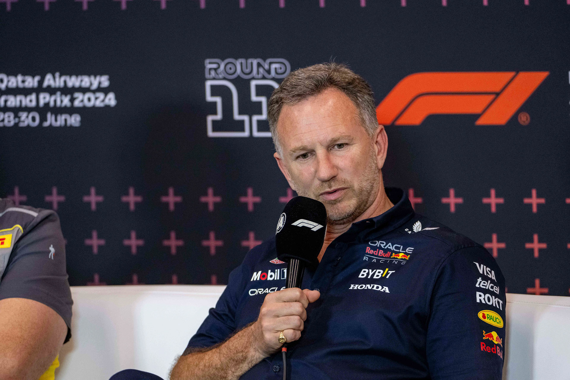 Christian Horner, Teamchef Oracle Red Bull Racing in der Pressekonferenz;Formel 1 GP Austria / Österreich. Freitag, 28.06.2024