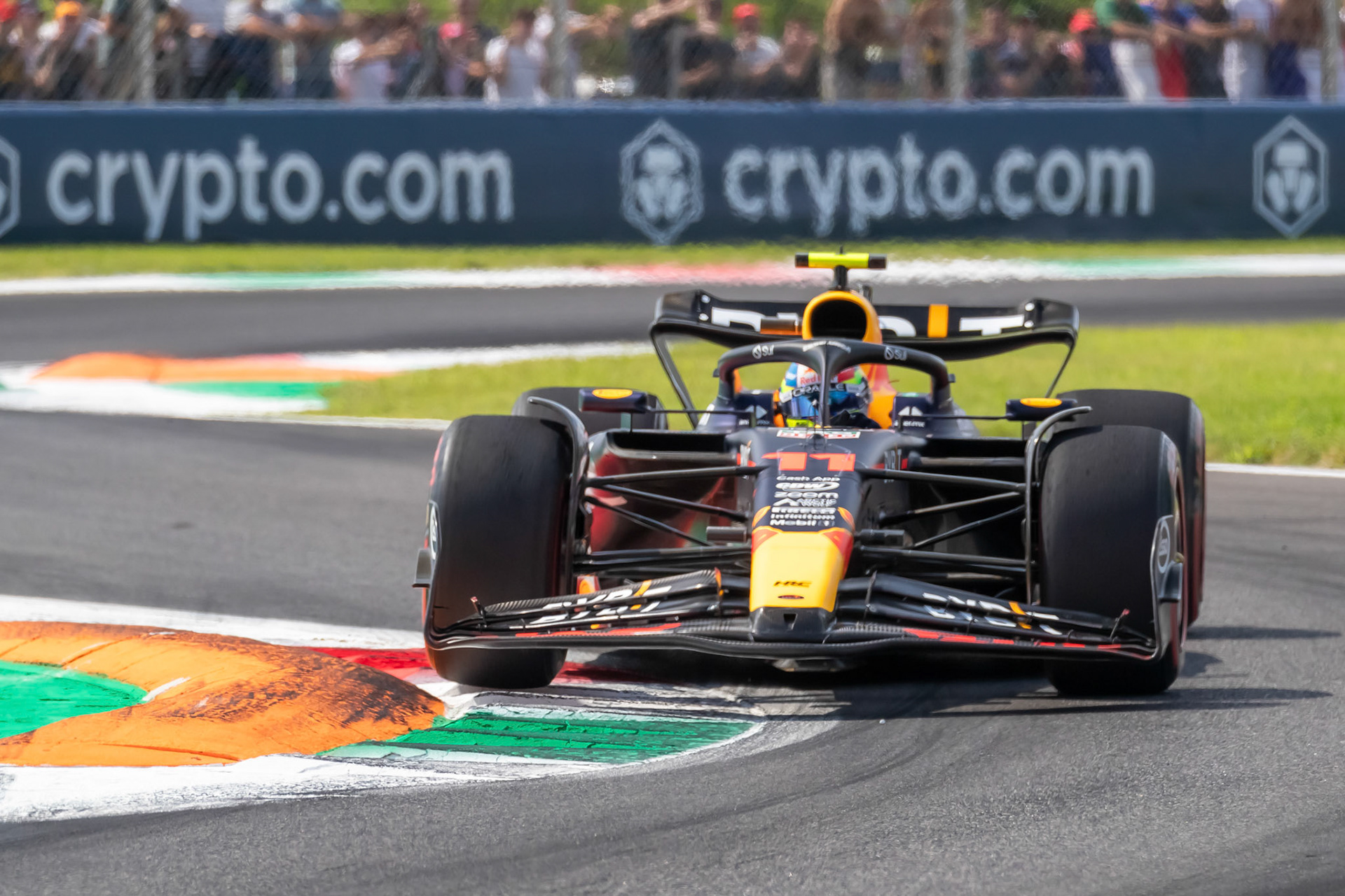 Sergio Perez (MEX) Red Bull Racing; Formel 1 GP Italien / Monza. Samstag, 02.09.2023