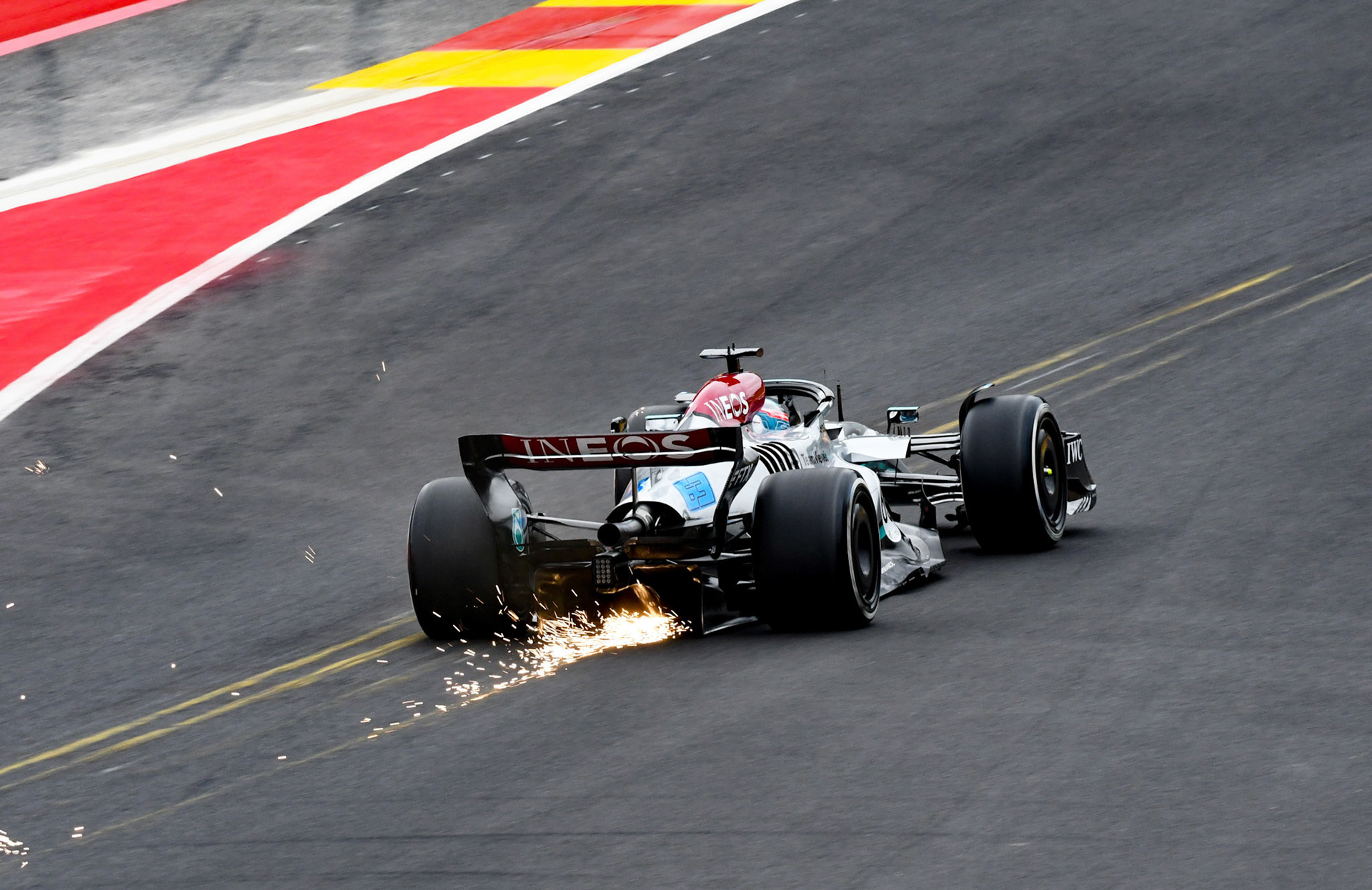 George Russell (GBR) Merceds AMG Petronas F1 Team; Formel 1 GP Belgien. Freitag, 26.08.2022