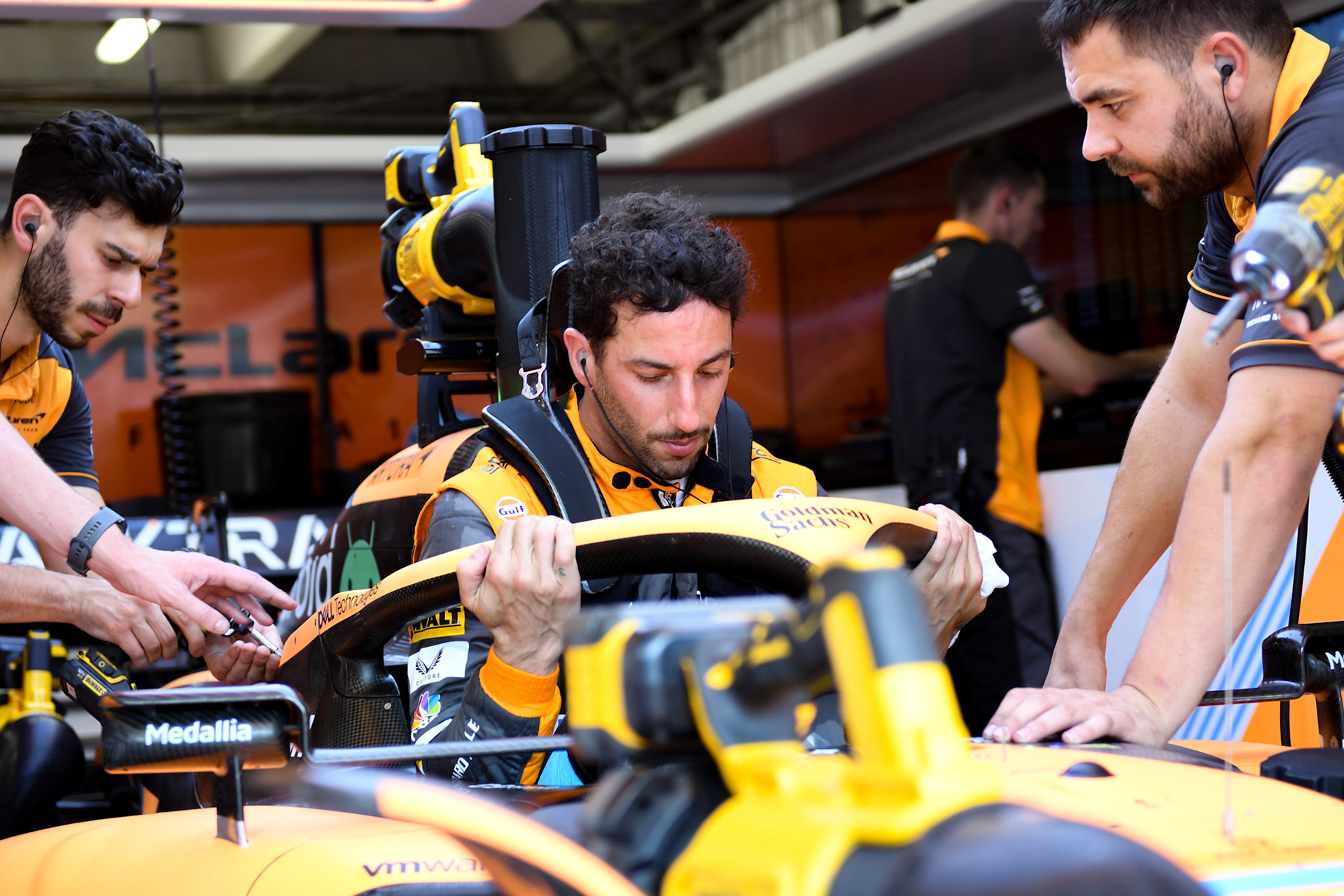 Daniel Ricciardo (GBR) McLaren; Formel 1 Ungarn am 29.07.2022
