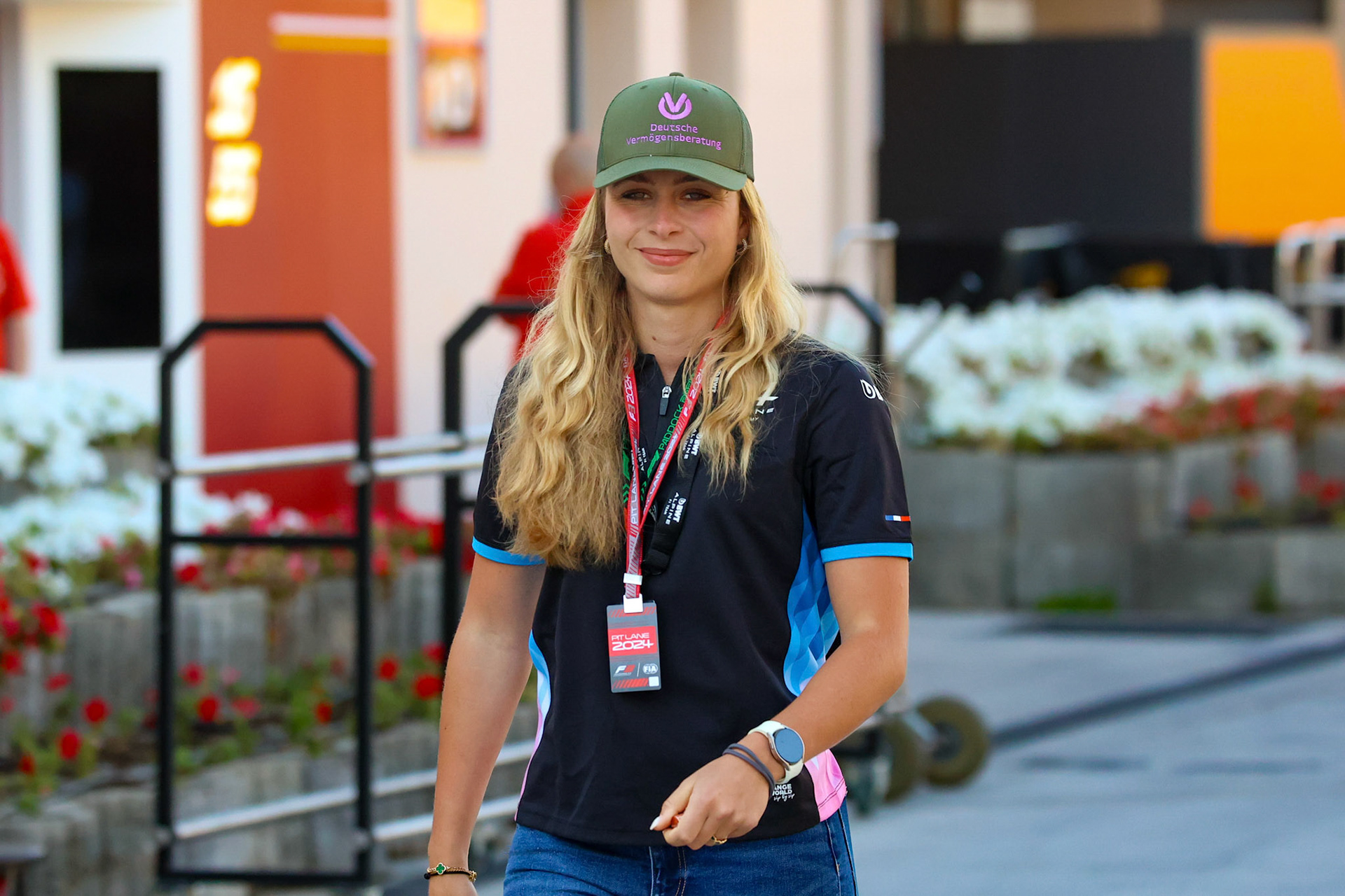 Sophia Flörsch; Formel 1 GP Bahrain. Mittwoch 28.02.2024
